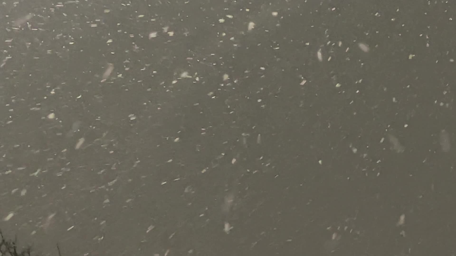 Winter snowstorm in Toronto, Canada