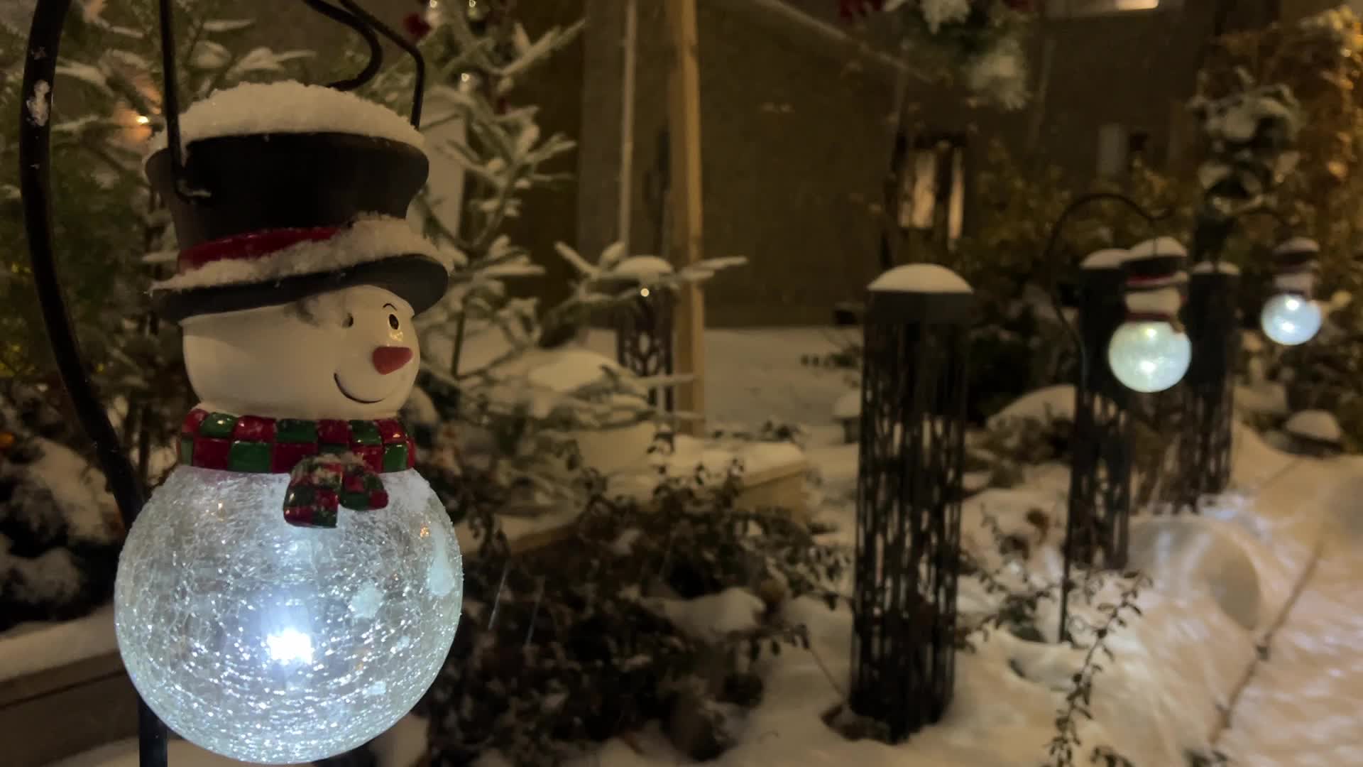 Winter snowstorm in Toronto, Canada
