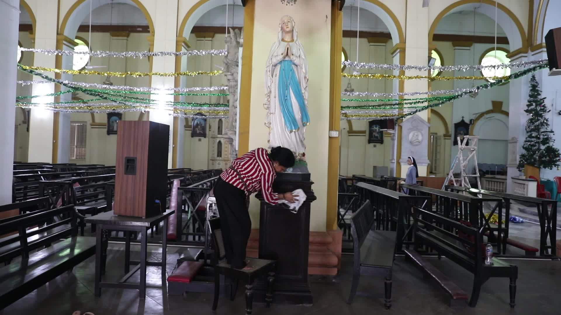 Christmas Celebration Preparation In Kolkata, India
