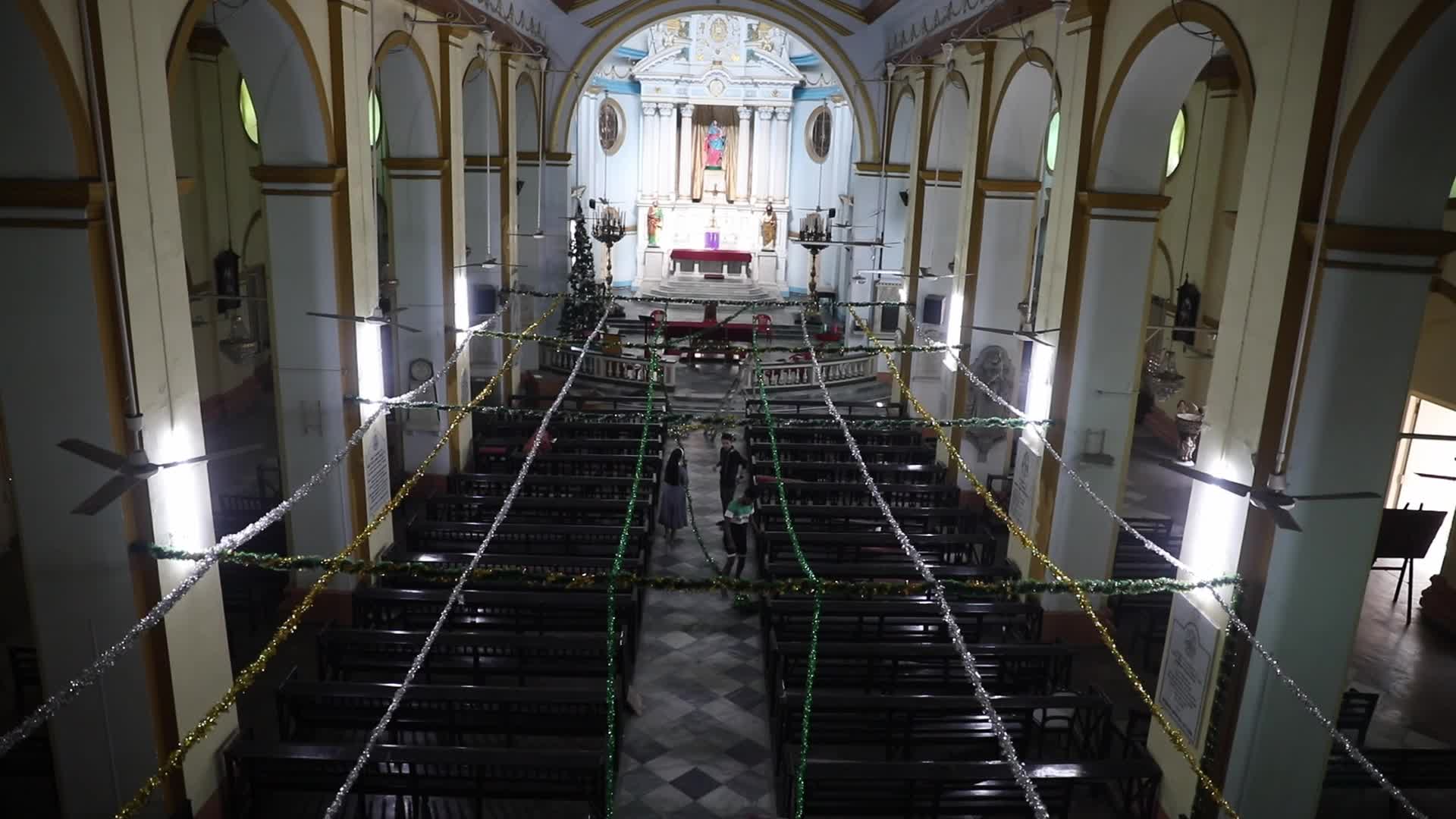 Christmas Celebration Preparation In Kolkata, India