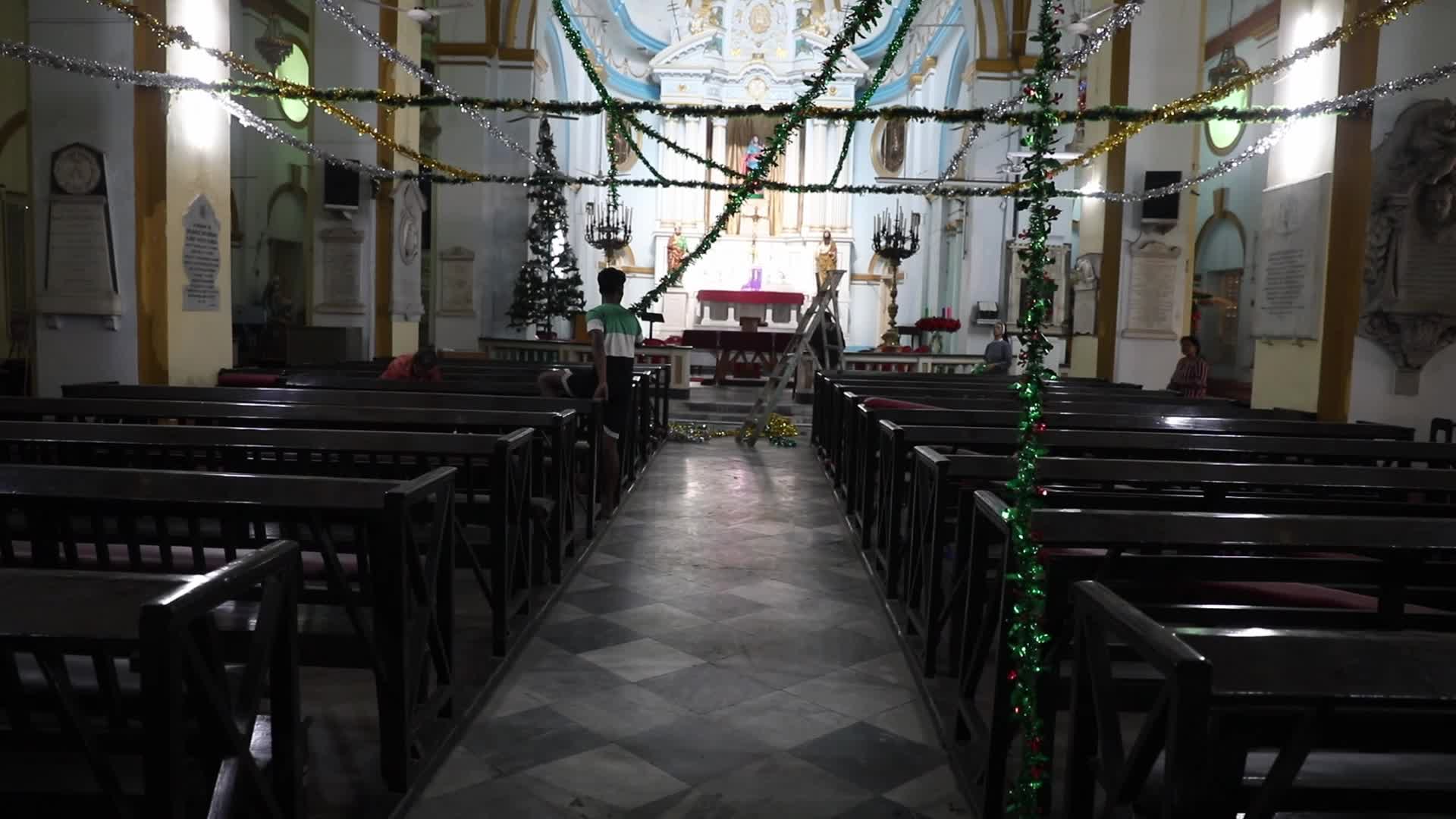 Christmas Celebration Preparation In Kolkata, India