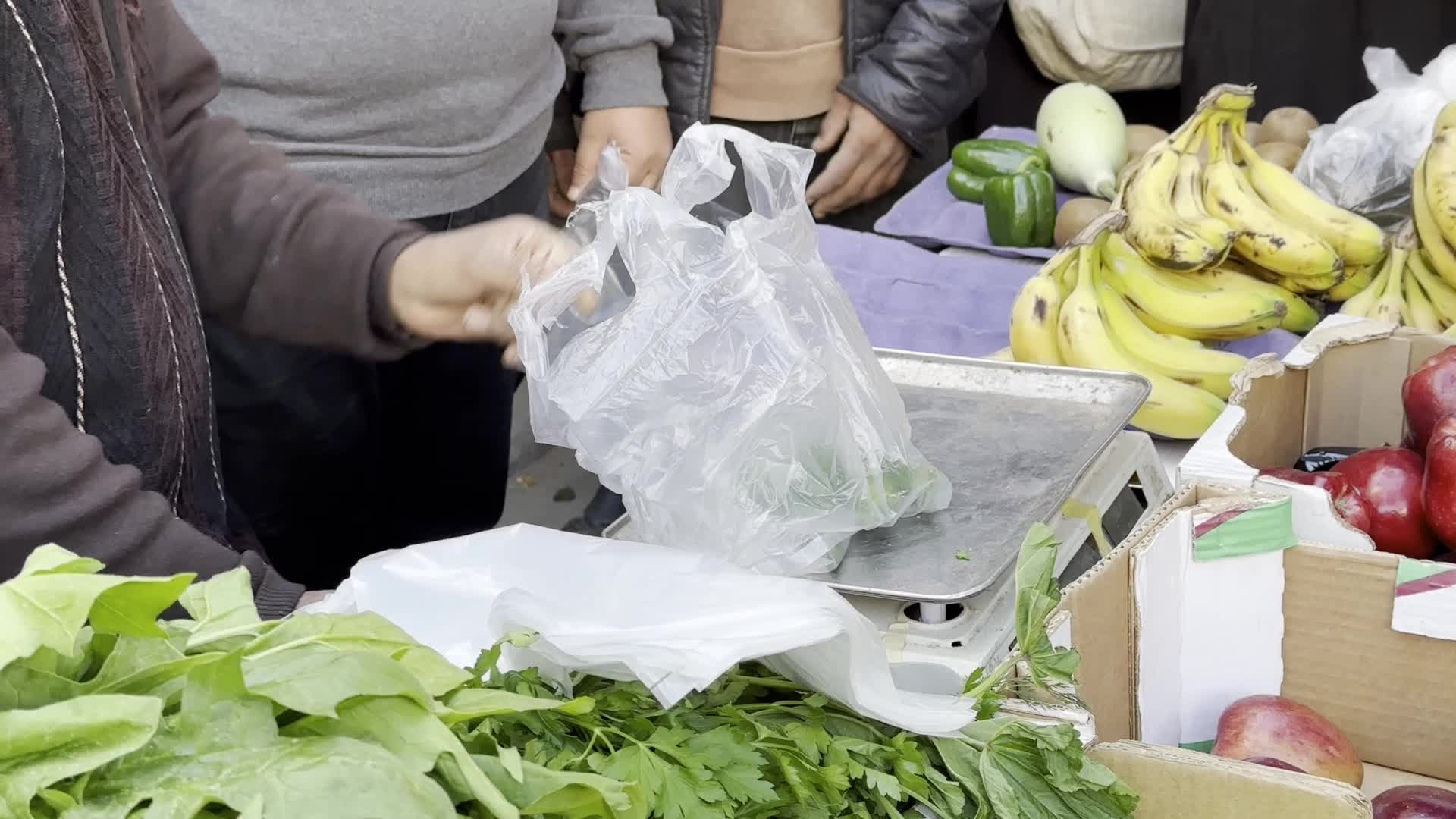Residents Shop for Vegetables in Deir al-Balah Amid Ongoing Gaza Conflict