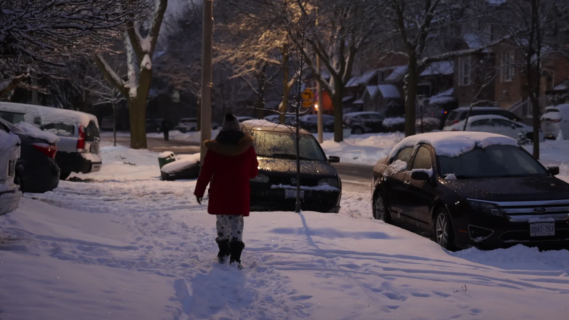 Toronto gets hit by winter snowstorm