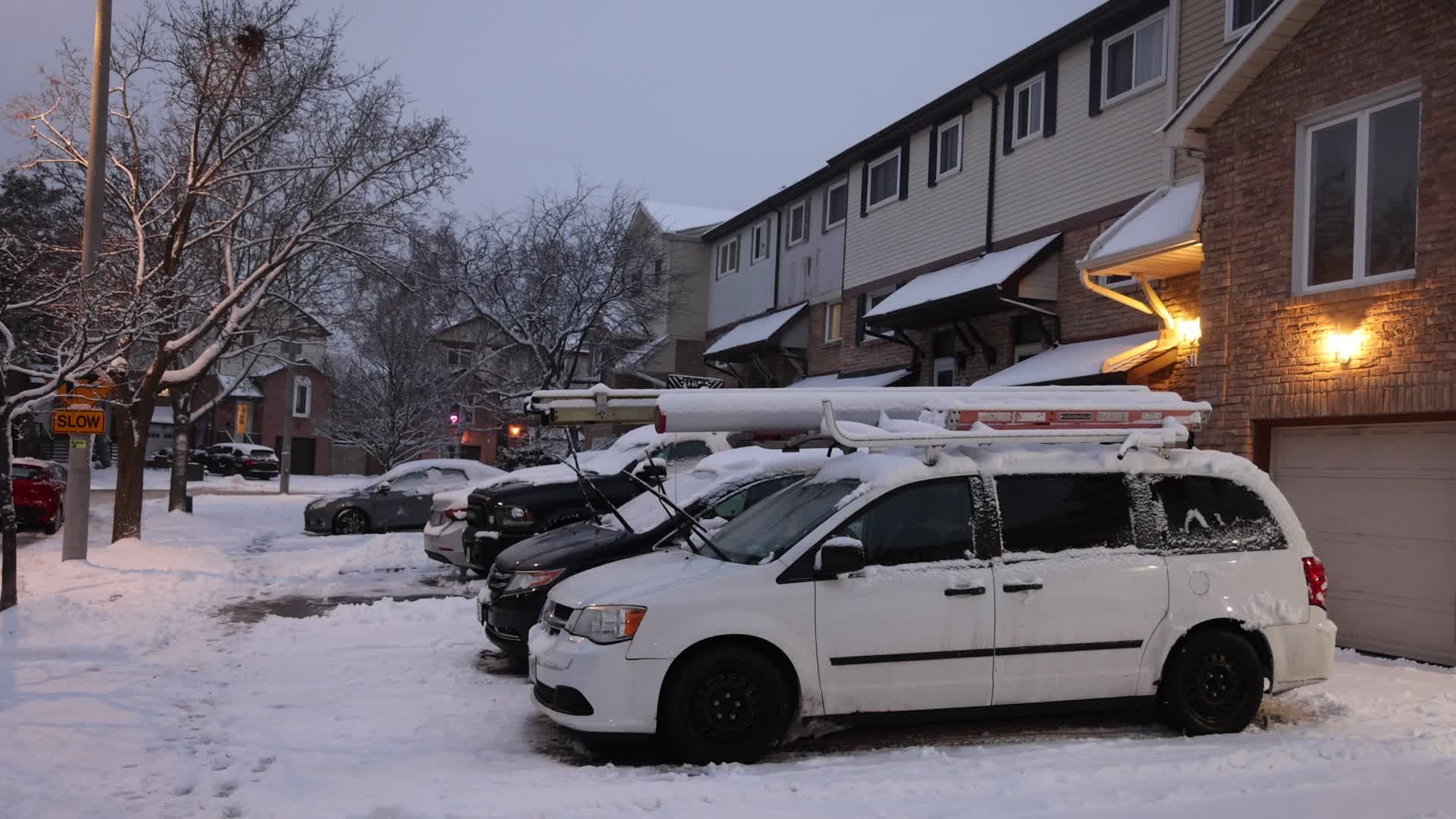 Toronto gets hit by winter snowstorm