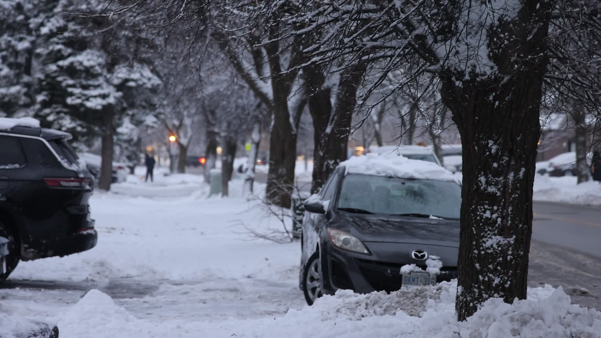 Toronto gets hit by winter snowstorm