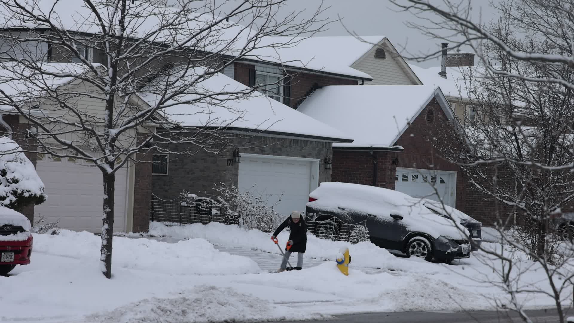Toronto gets hit by winter snowstorm