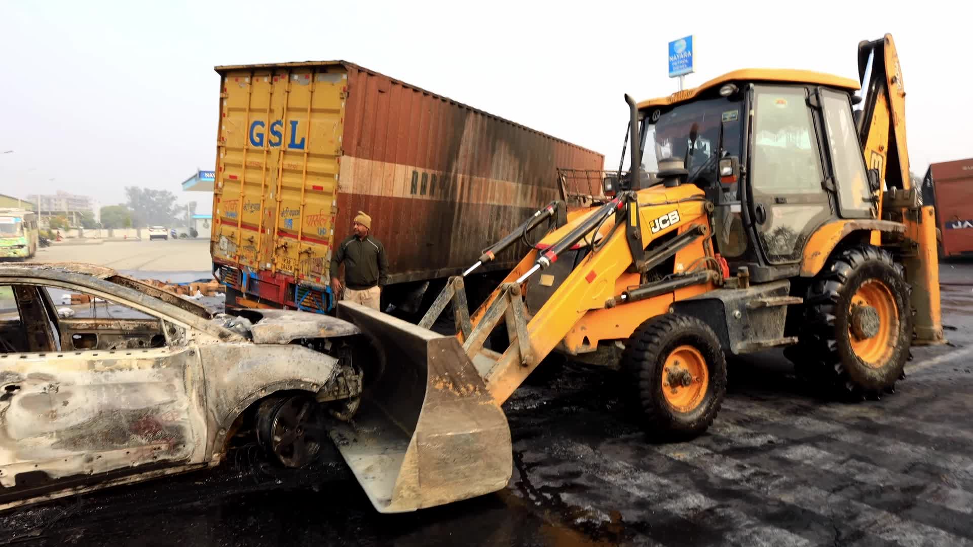 LPG Tanker Blast Accident In Jaipur 