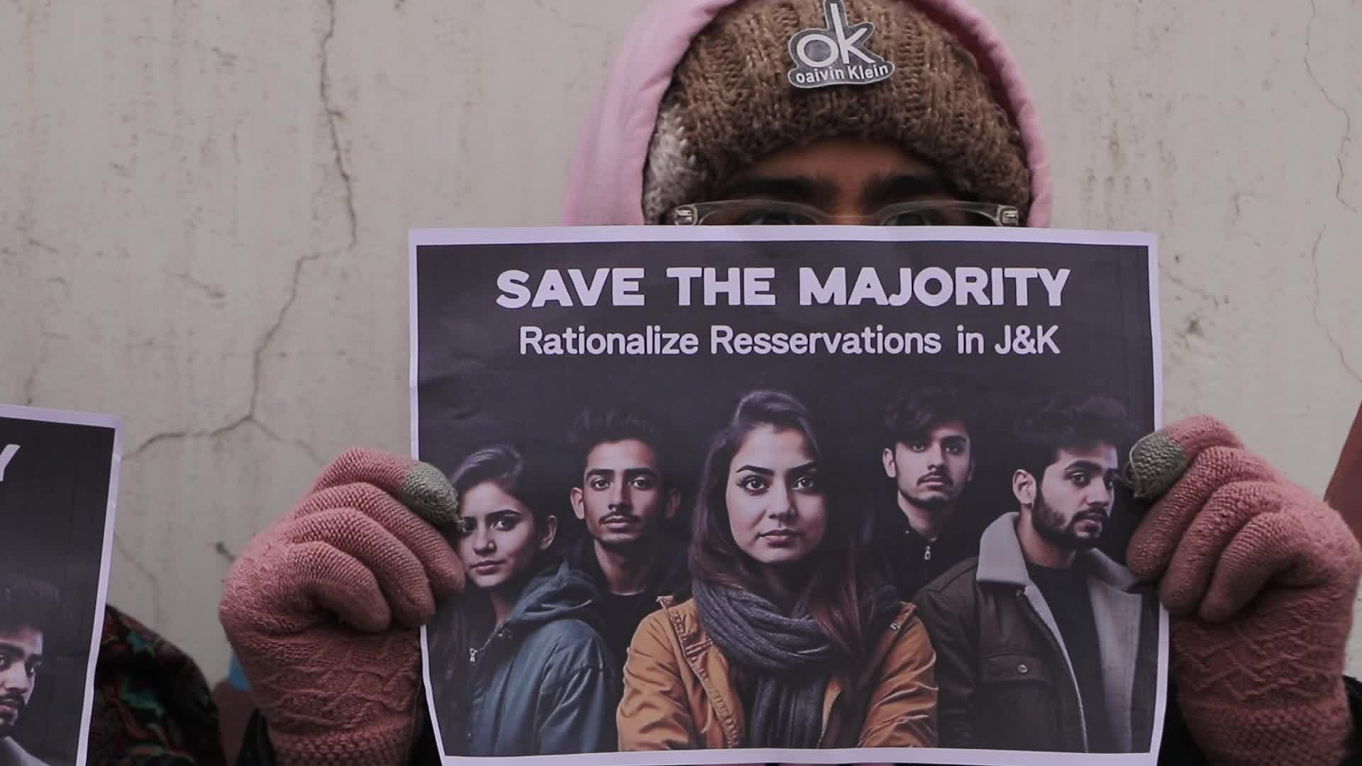 Students Protest BJP-Imposed Reservation Policy in Kashmir