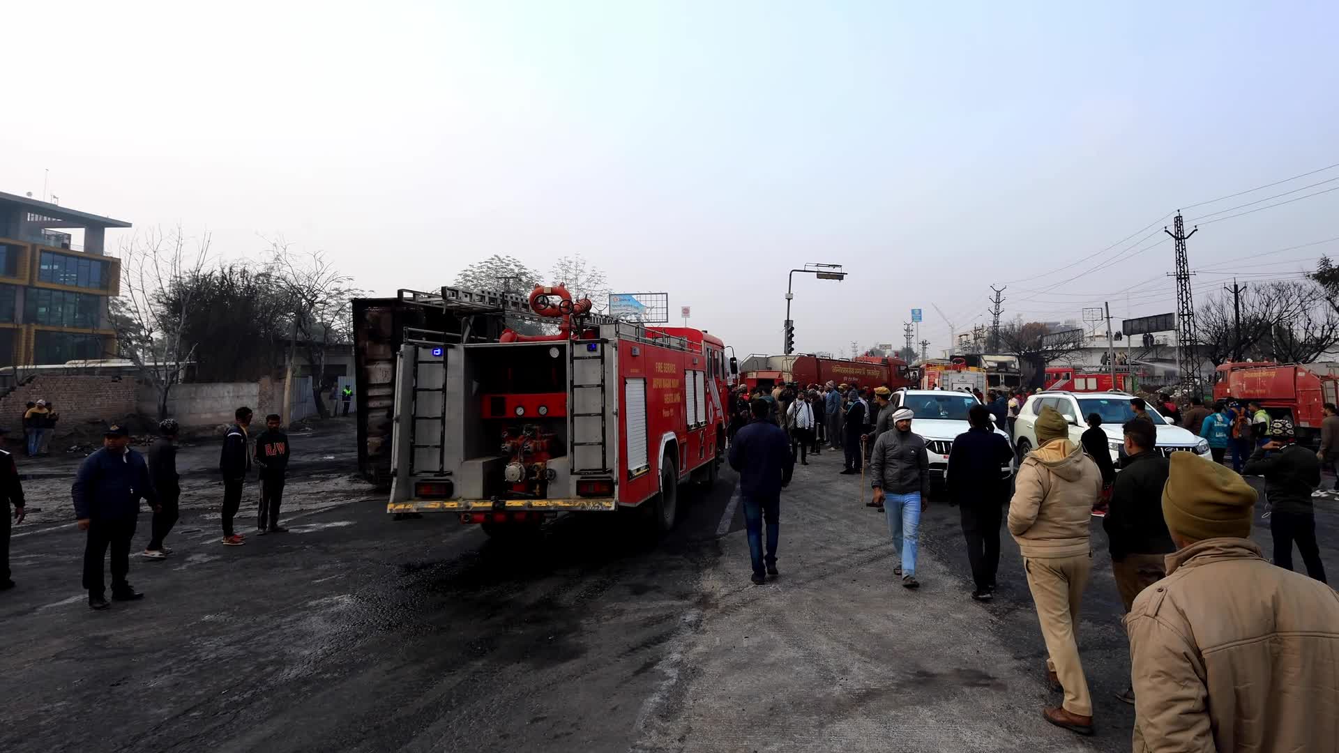 LPG Tanker Blast Accident In Jaipur 
