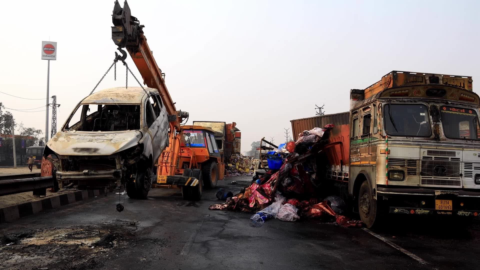 LPG Tanker Blast Accident In Jaipur 