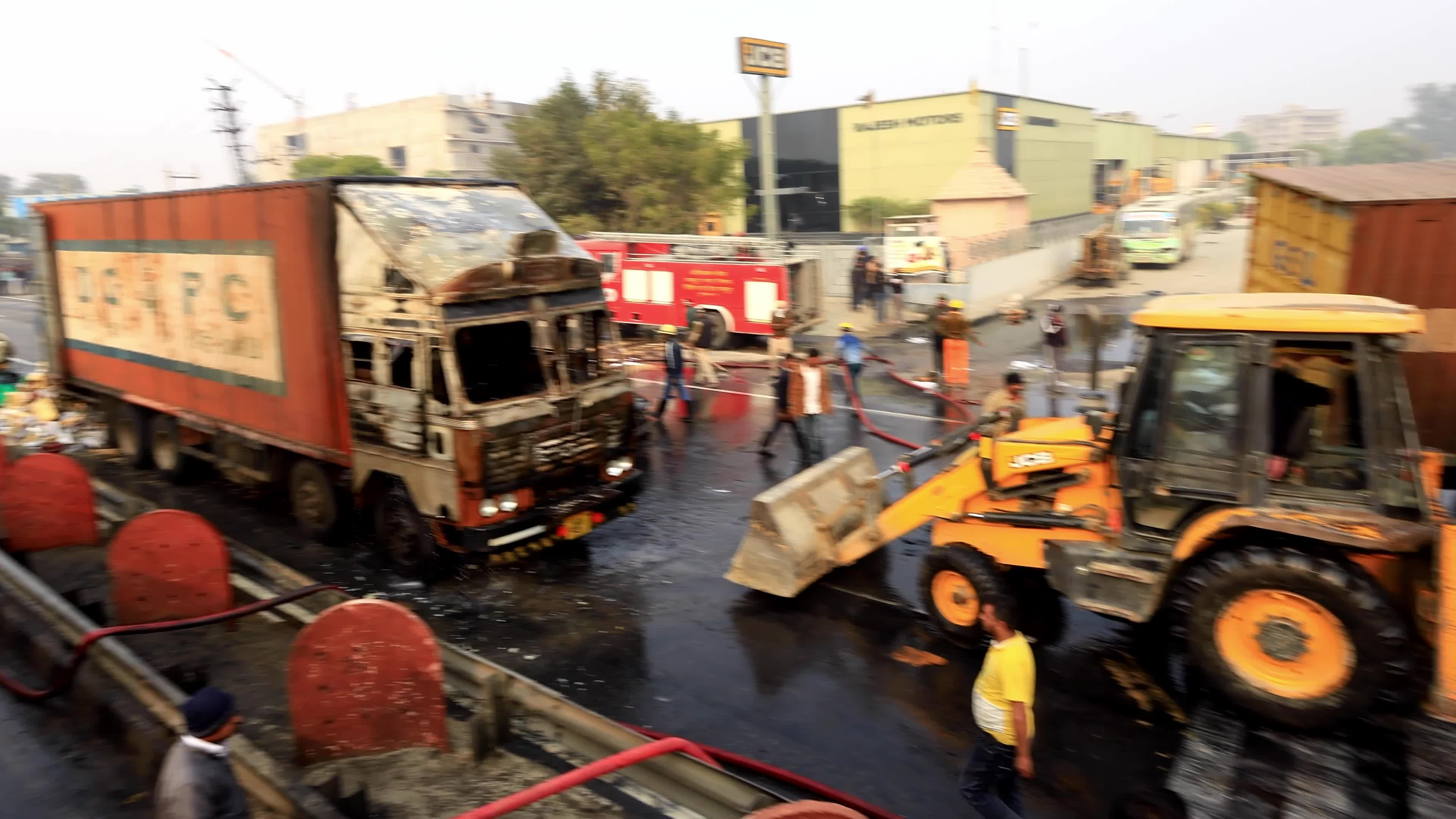LPG Tanker Blast Accident In Jaipur 