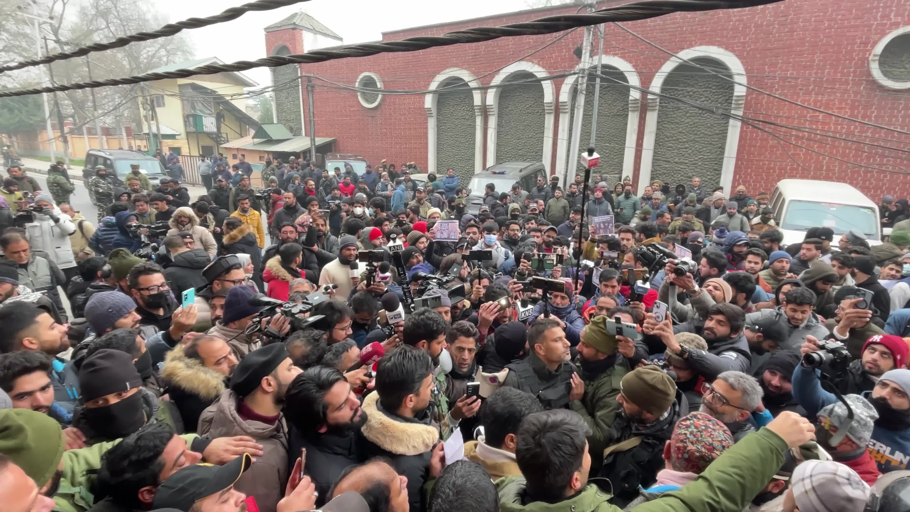 Students Protest BJP-Imposed Reservation Policy in Kashmir