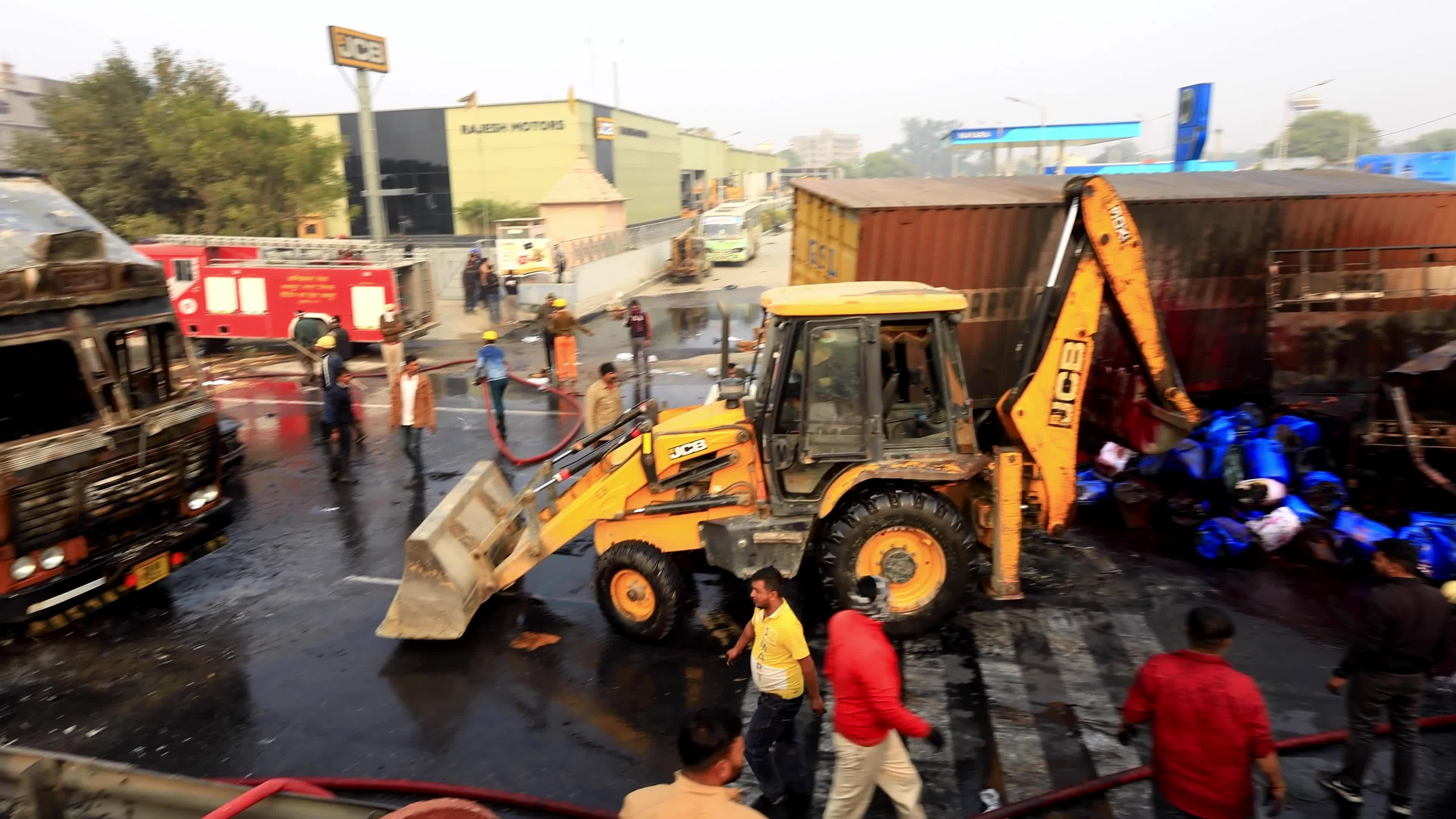 LPG Tanker Blast Accident In Jaipur 