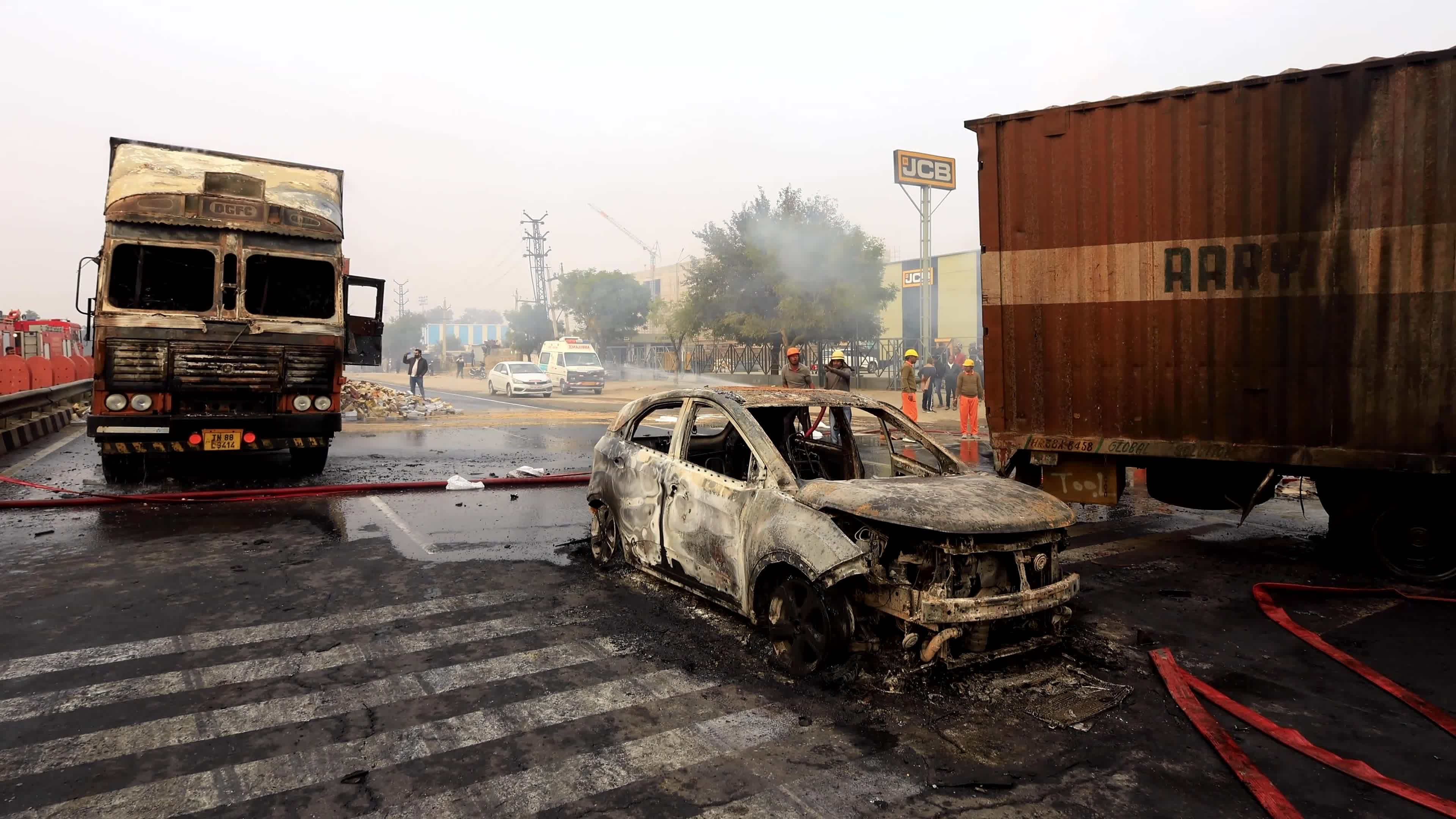 LPG Tanker Blast Accident In Jaipur 