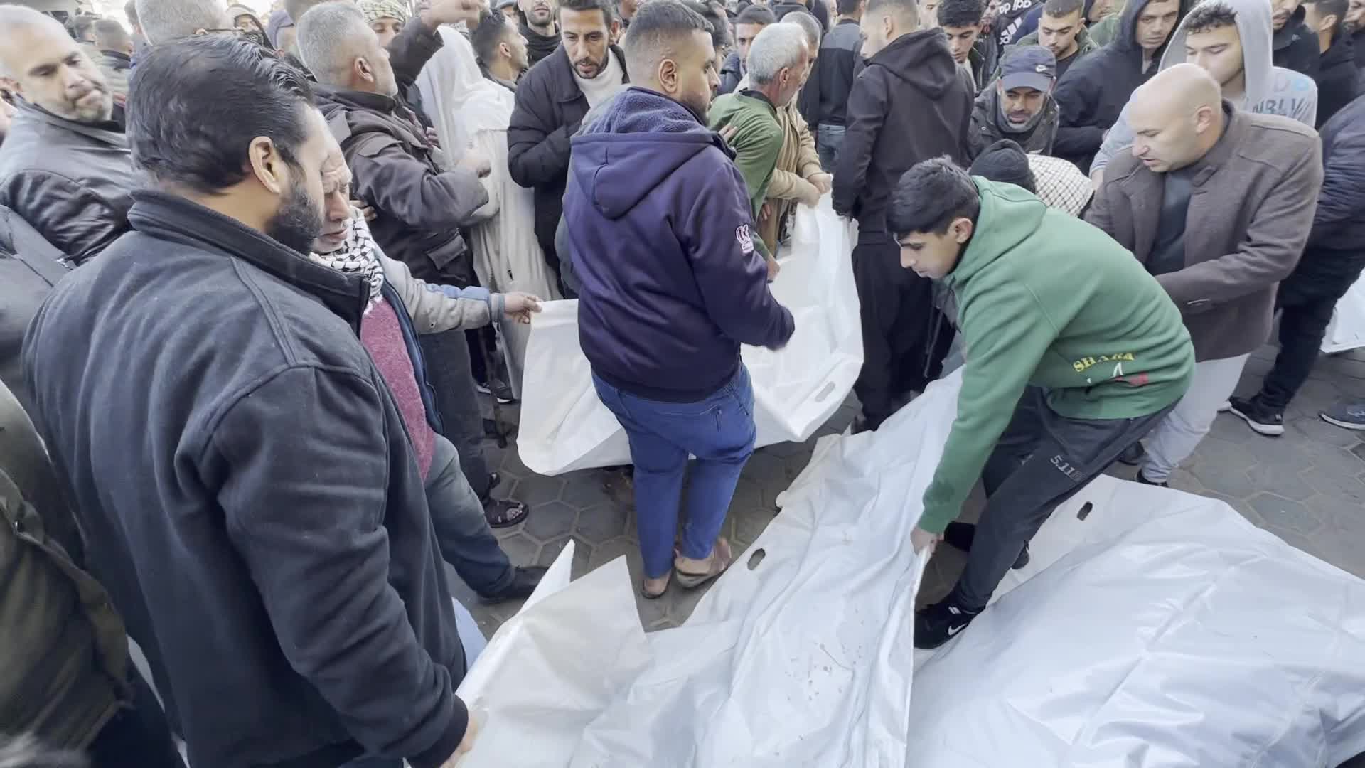 Funeral In Gaza After Israeli Airstrike