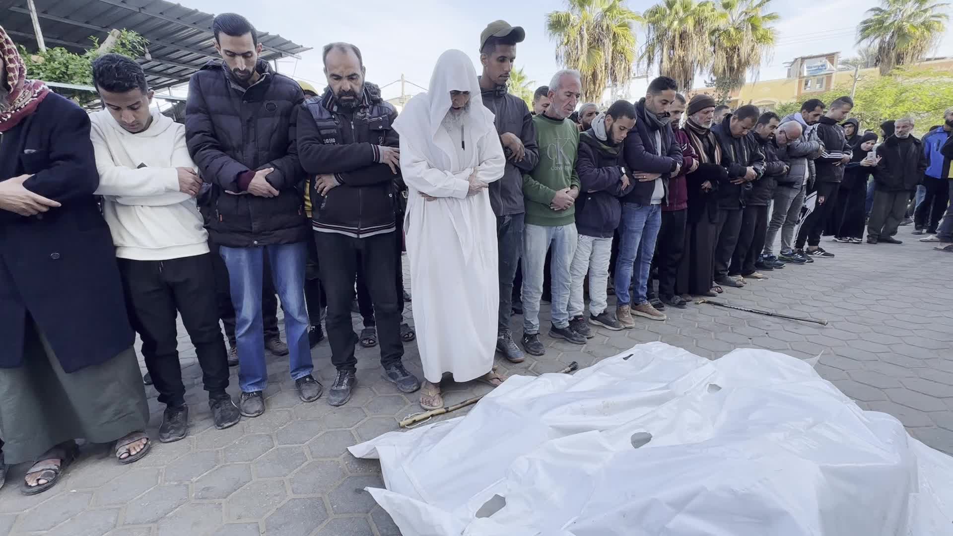 Funeral In Gaza After Israeli Airstrike