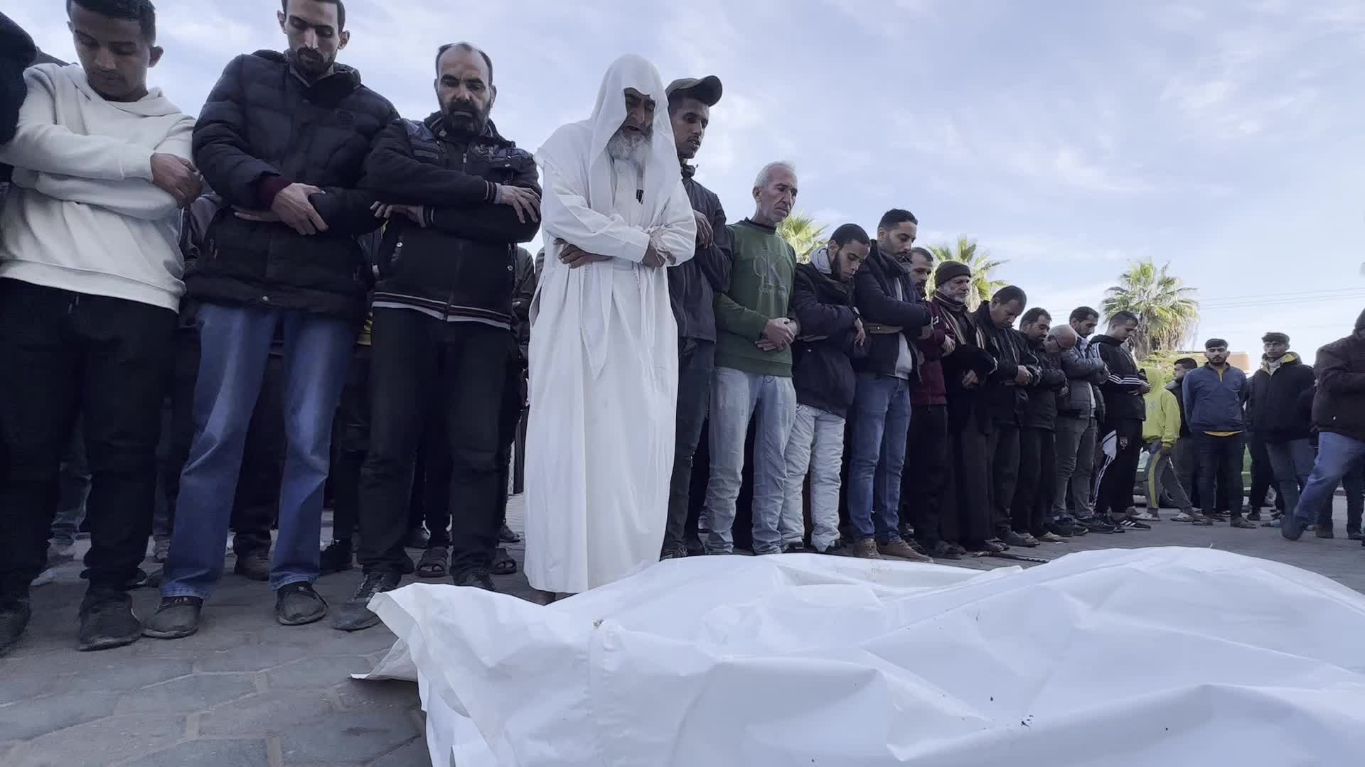 Funeral In Gaza After Israeli Airstrike