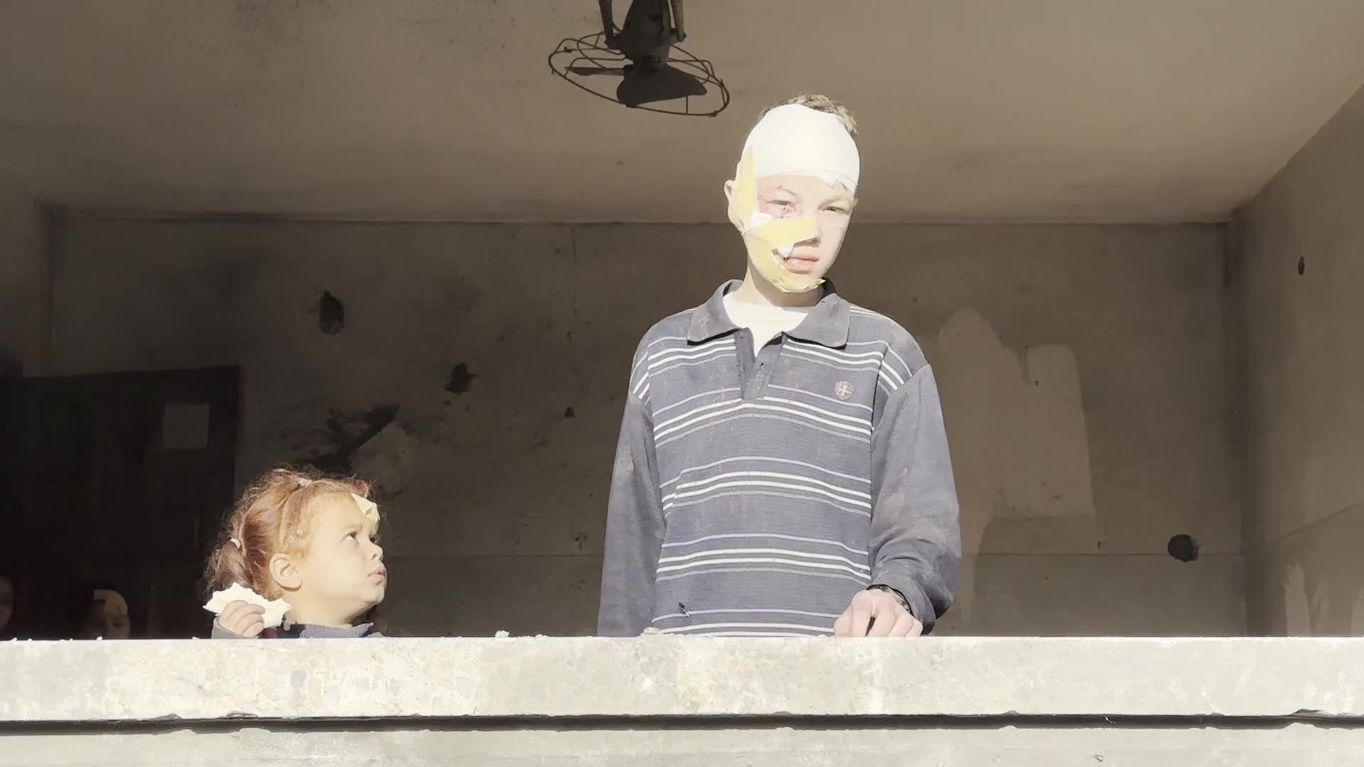 Aftermath of Israeli Airstrike in Gaza, Palestine