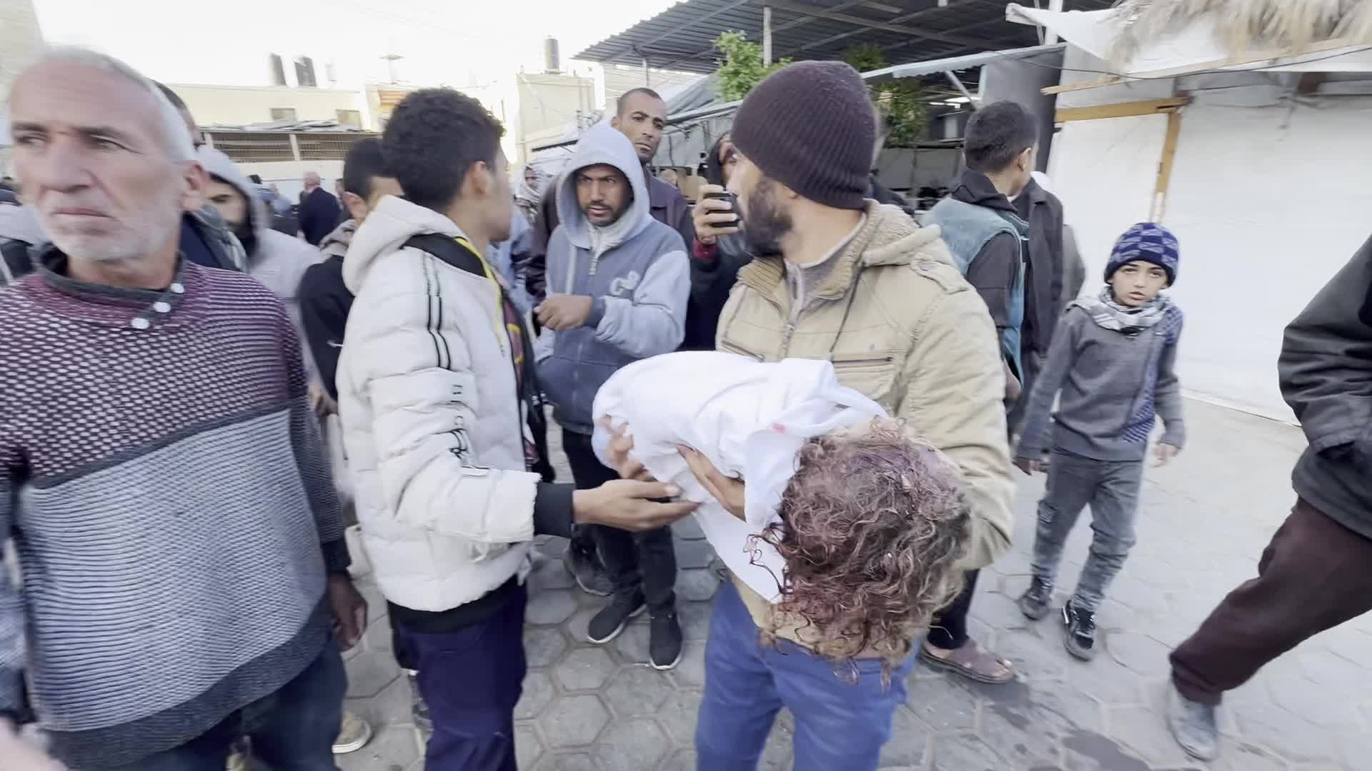 Funeral In Gaza After Israeli Airstrike