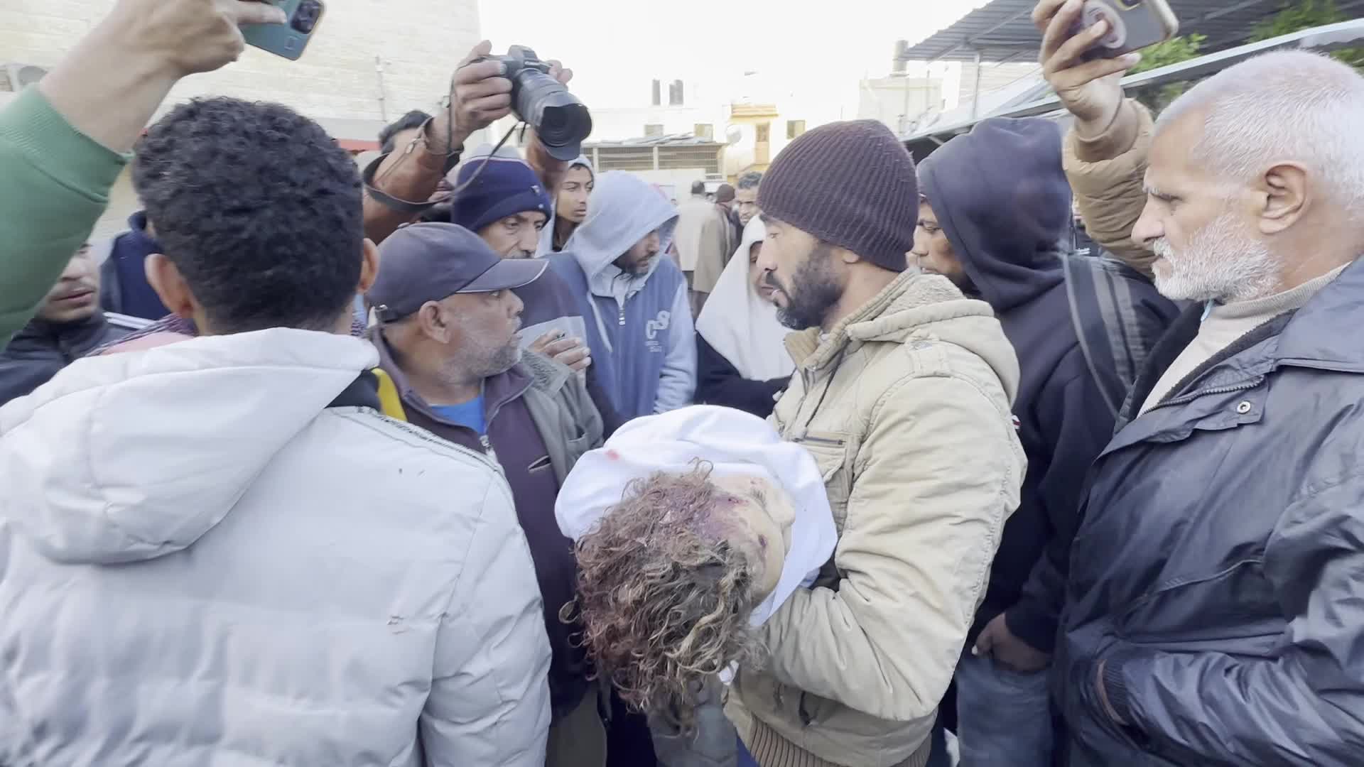Funeral In Gaza After Israeli Airstrike