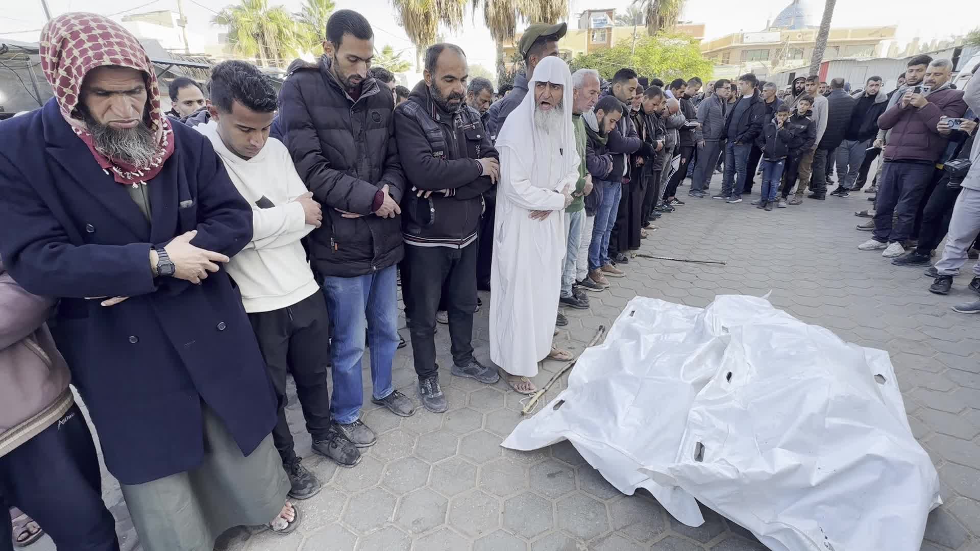 Funeral In Gaza After Israeli Airstrike