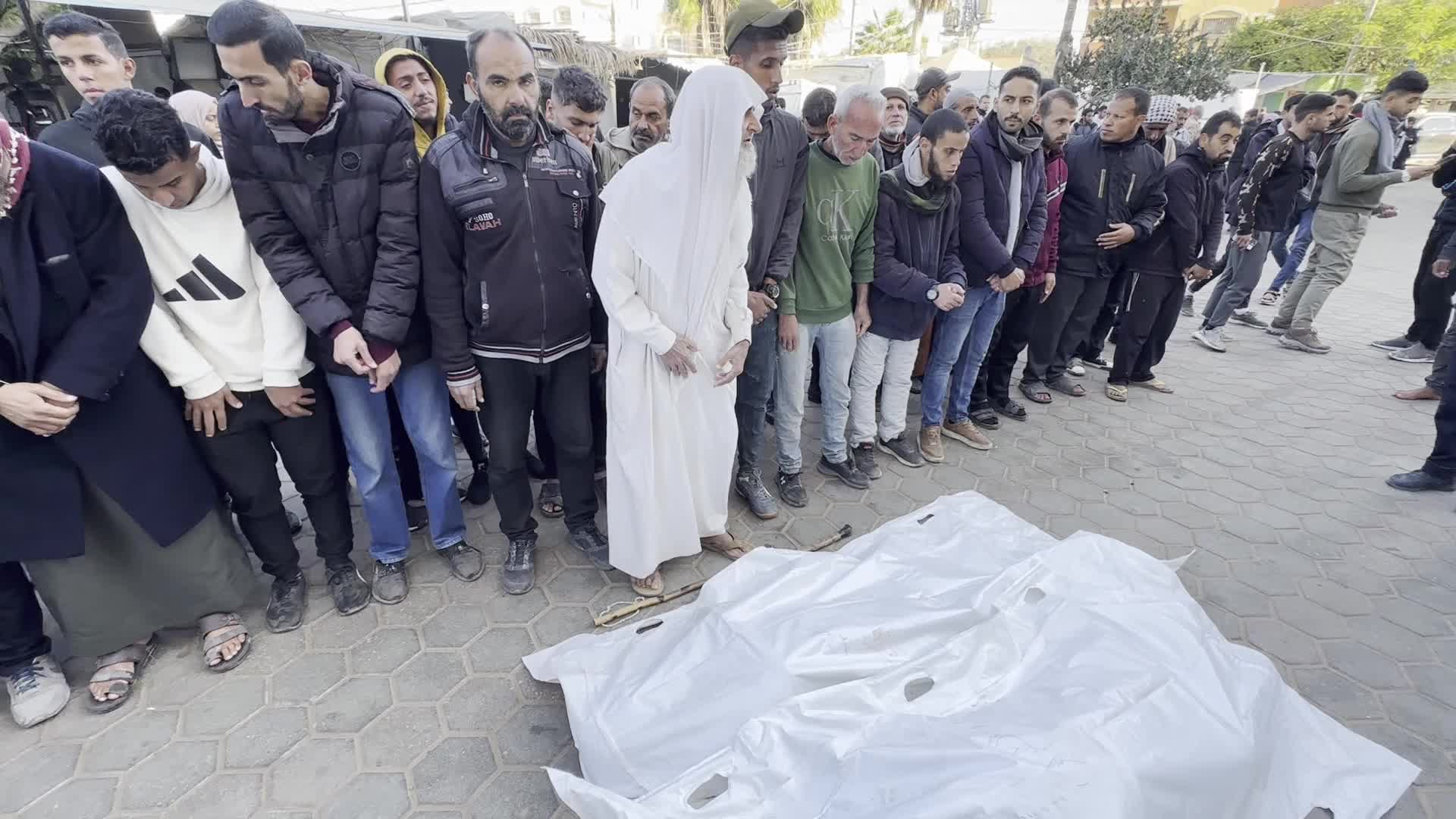 Funeral In Gaza After Israeli Airstrike
