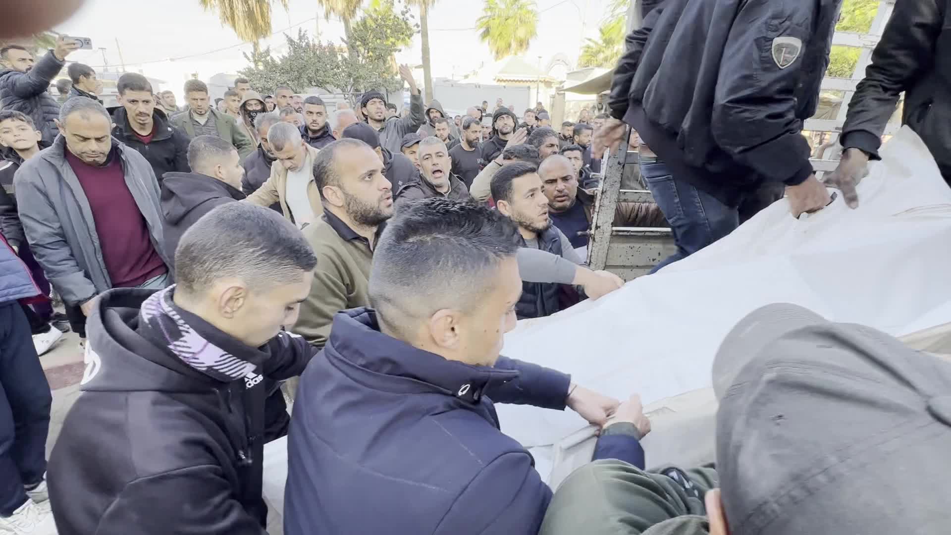 Funeral In Gaza After Israeli Airstrike