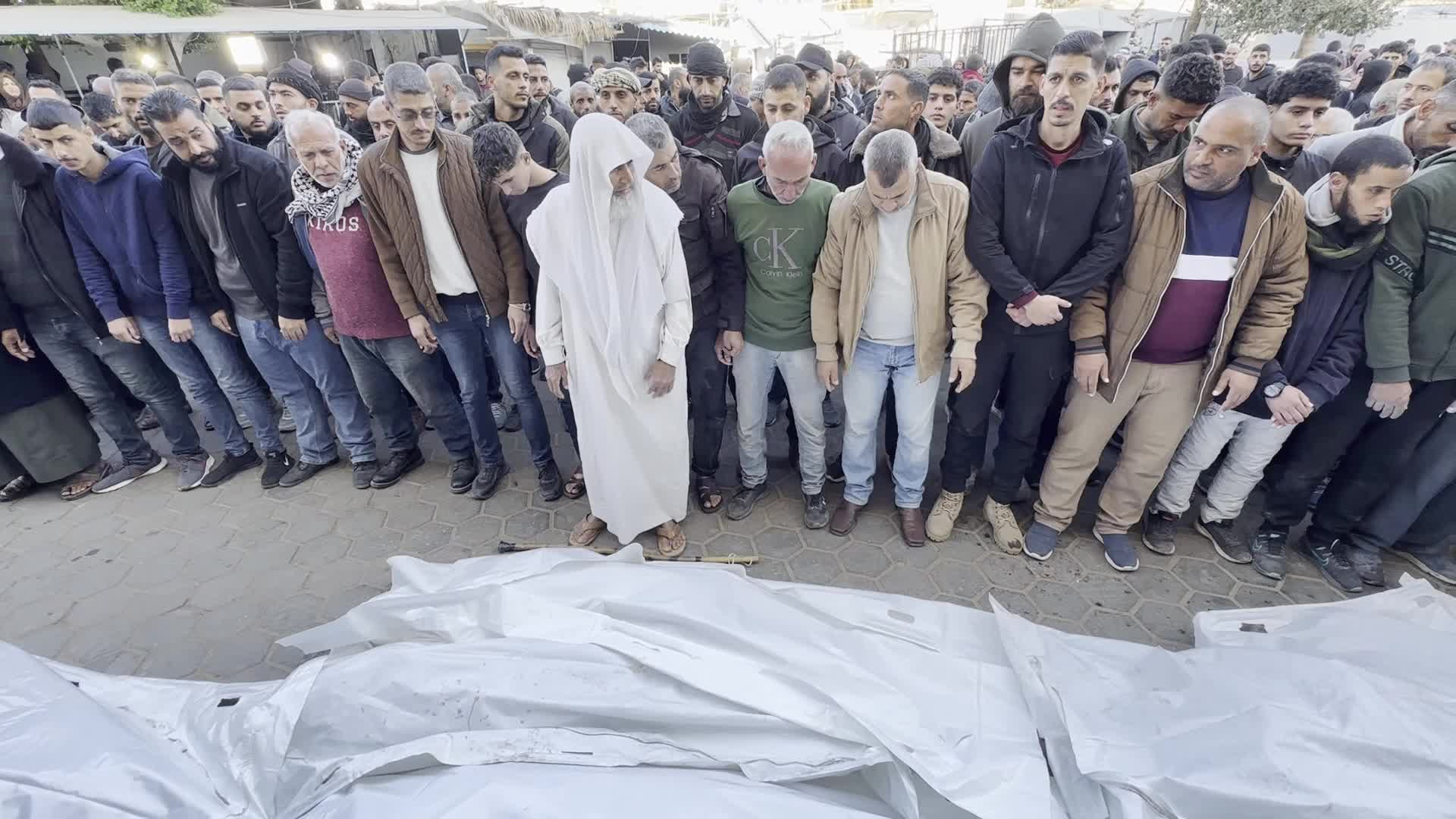 Funeral In Gaza After Israeli Airstrike