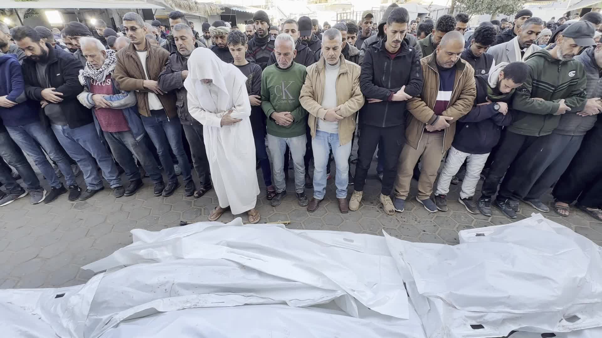 Funeral In Gaza After Israeli Airstrike