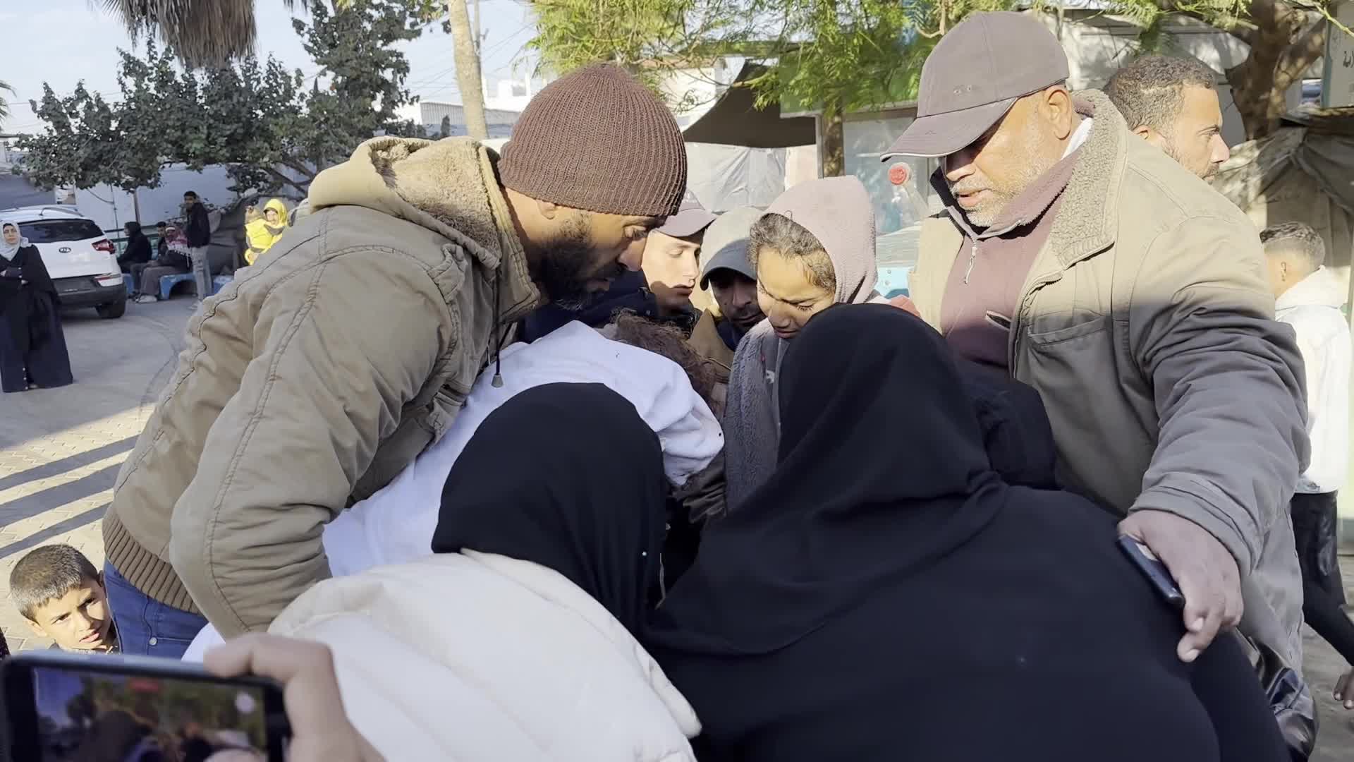 Funeral In Gaza After Israeli Airstrike