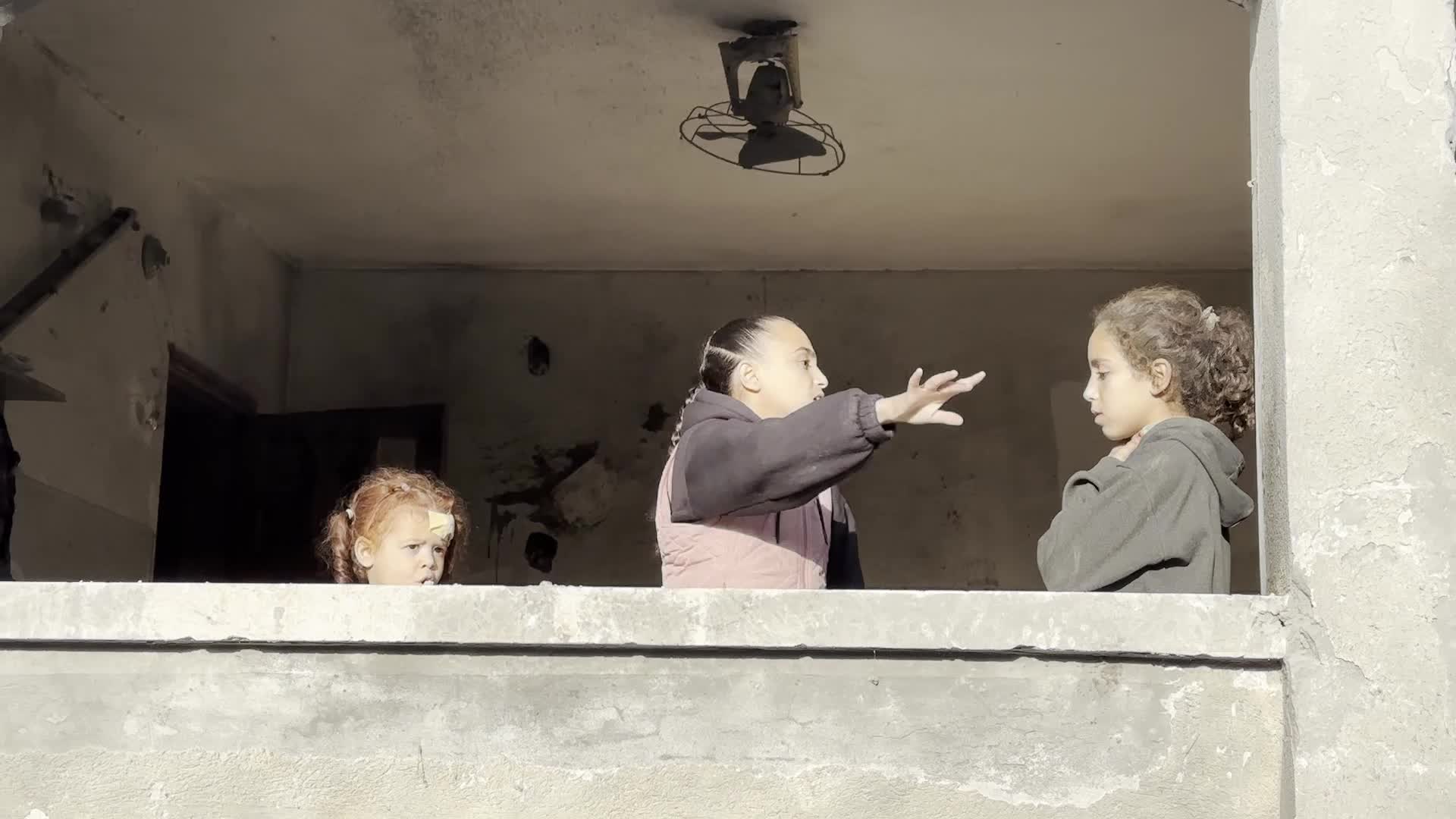 Aftermath of Israeli Airstrike in Gaza, Palestine