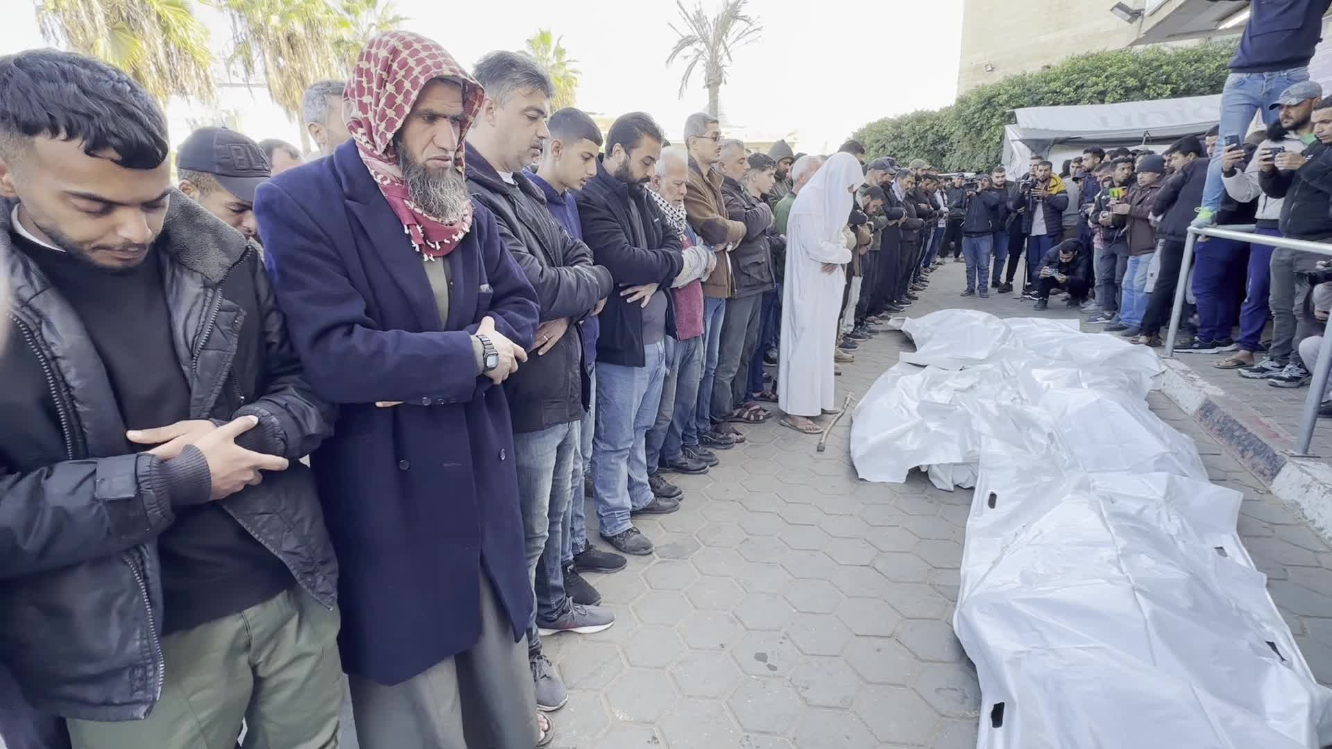 Funeral In Gaza After Israeli Airstrike