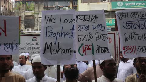 Political Protest in Dhaka