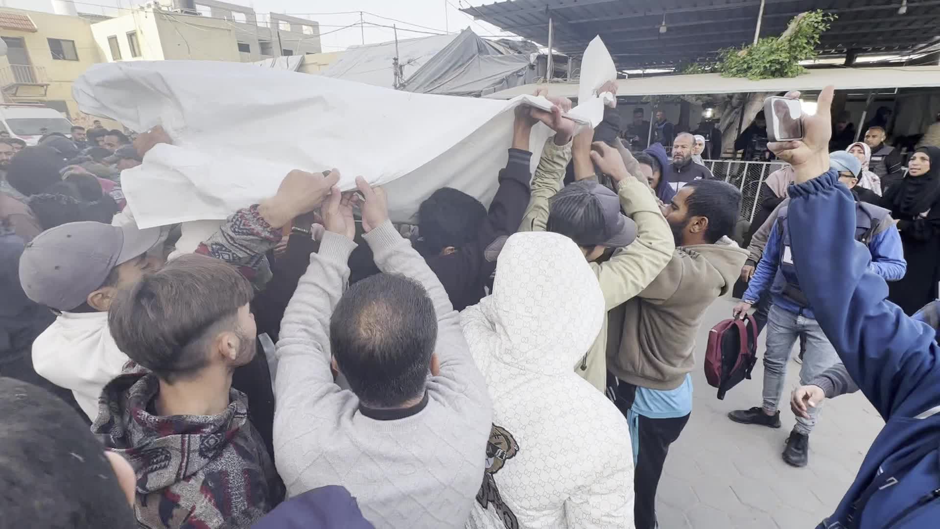 Funeral Following Israeli Airstrike In Gaza Amid Hamas-Israel Conflict