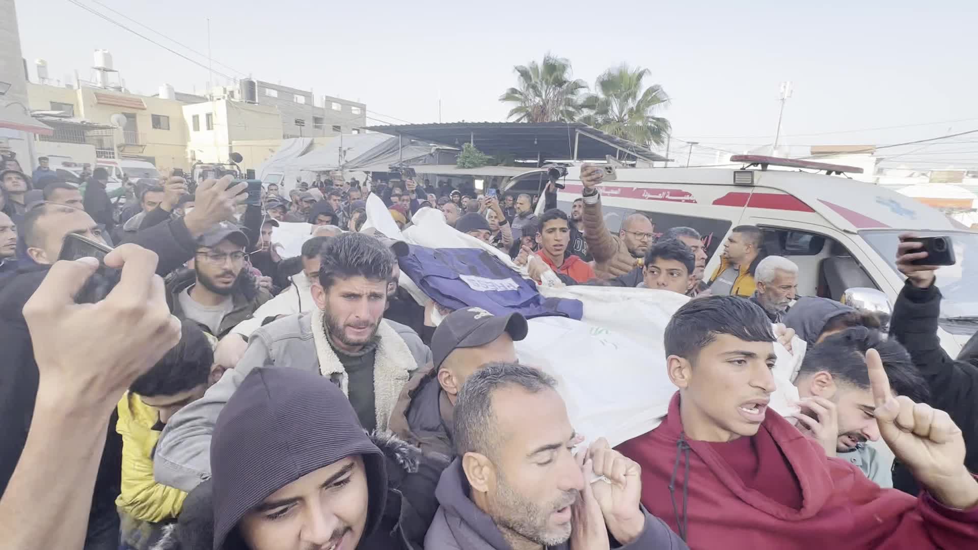 Funeral Following Israeli Airstrike In Gaza Amid Hamas-Israel Conflict