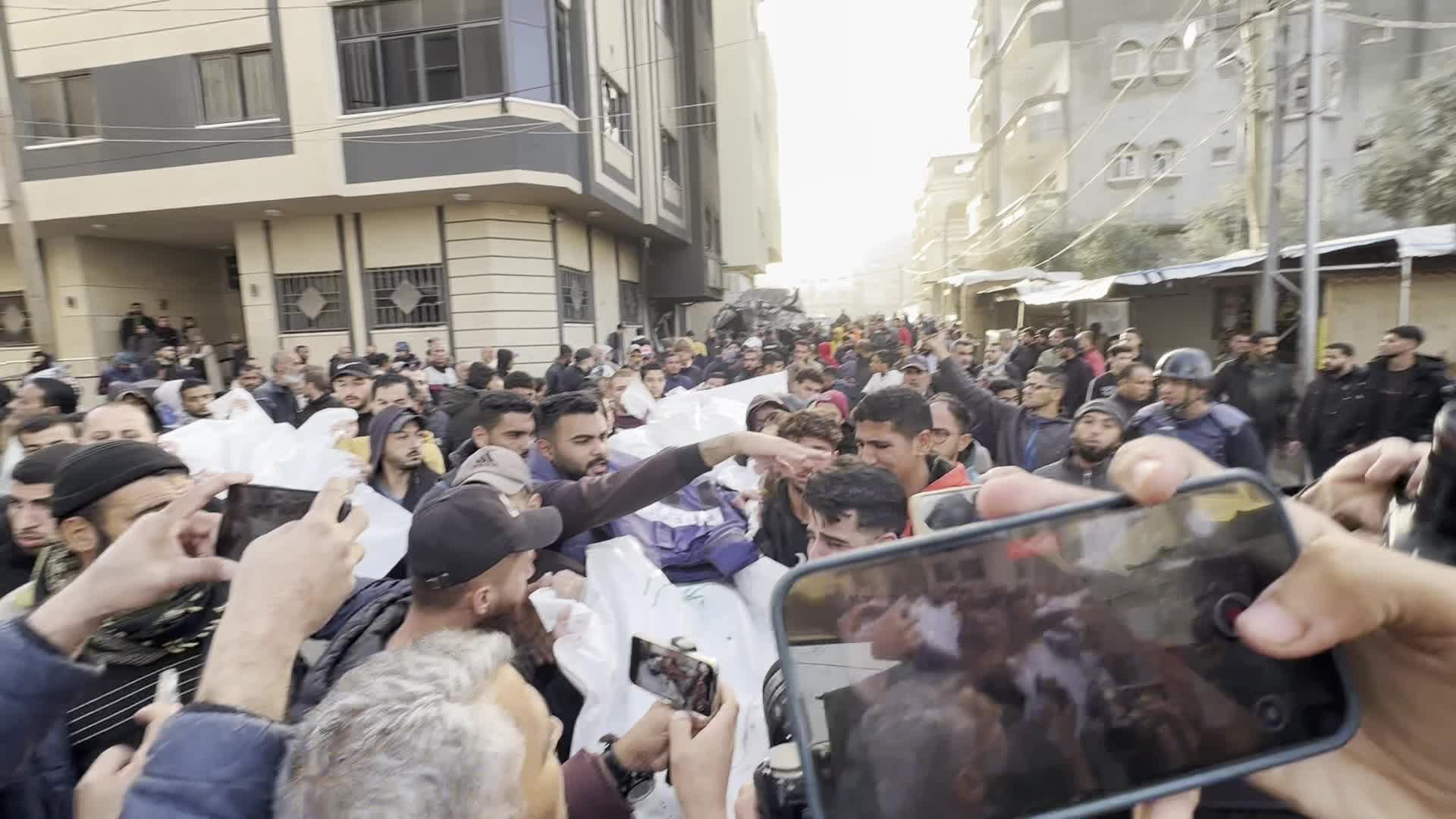 Funeral Following Israeli Airstrike In Gaza Amid Hamas-Israel Conflict