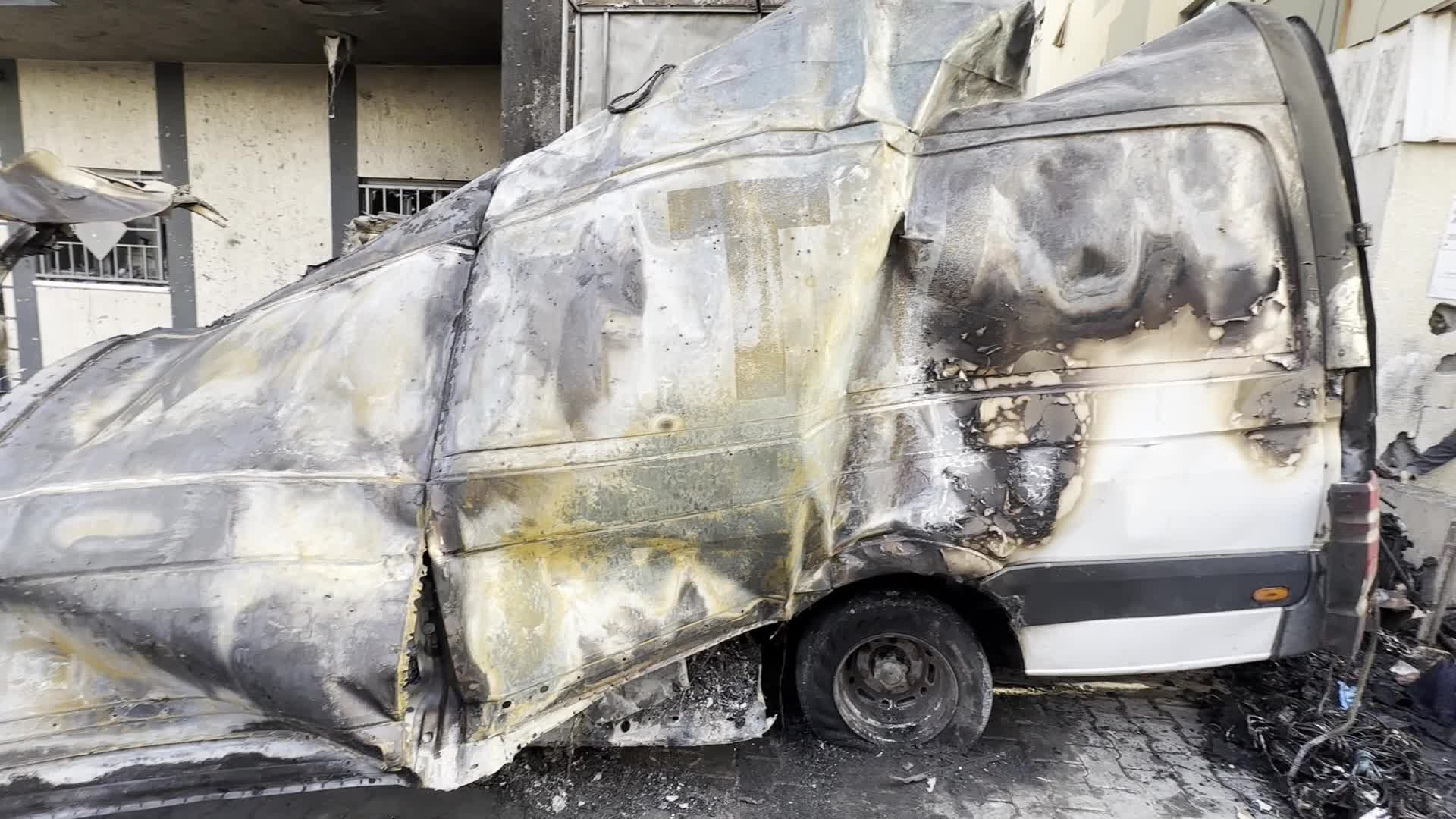 Aftermath of Israeli Airstrike in Gaza, Palestine