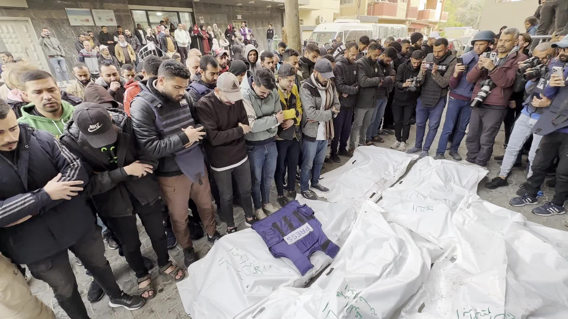 Funeral Following Israeli Airstrike In Gaza Amid Hamas-Israel Conflict