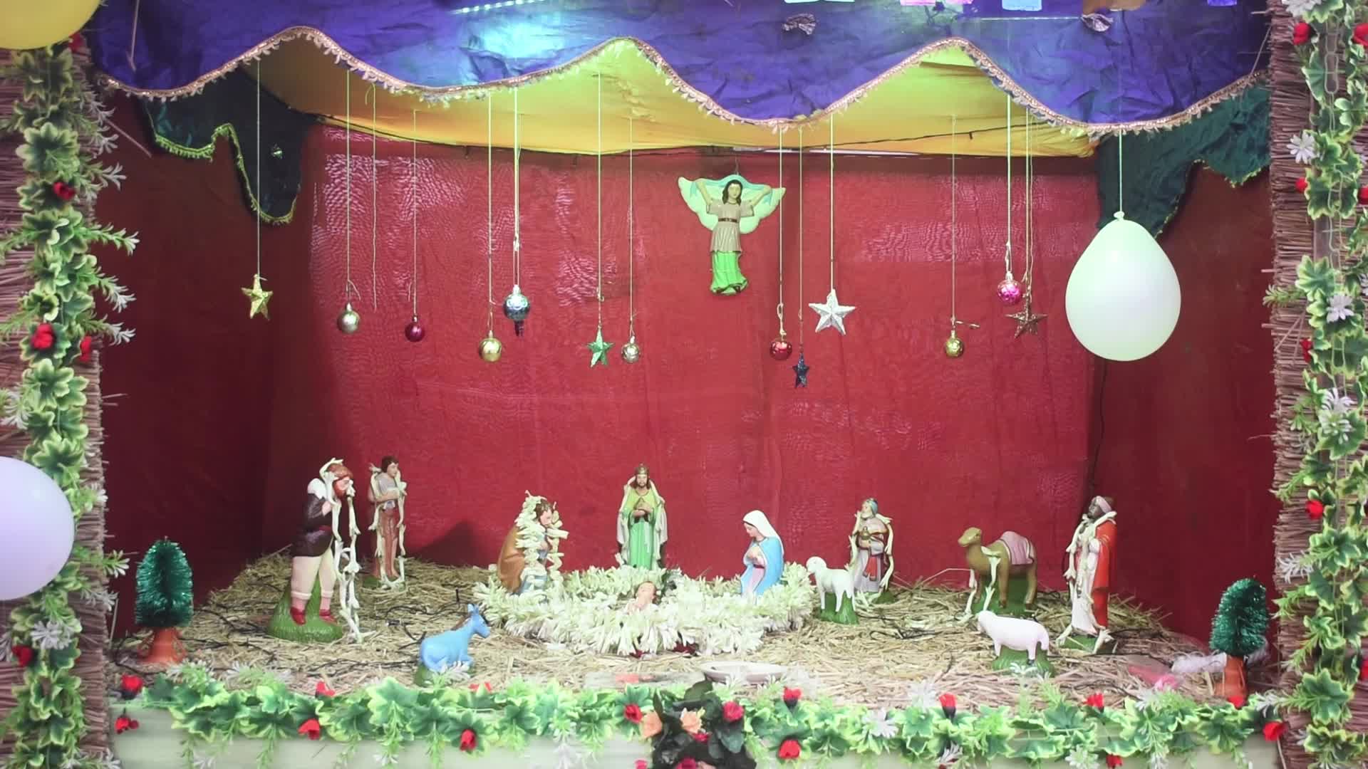 Christmas Celebration On The Outskirts Of Kolkata, India 