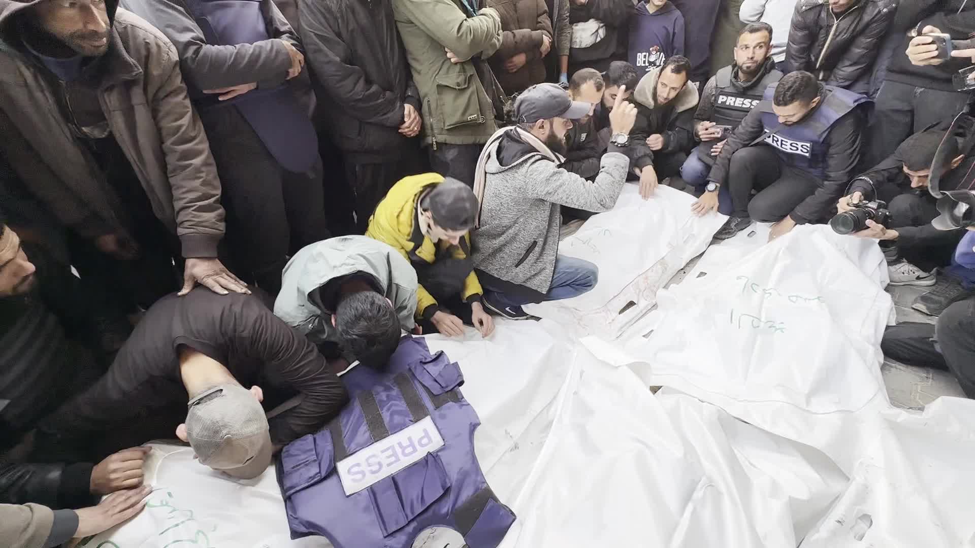 Funeral Following Israeli Airstrike In Gaza Amid Hamas-Israel Conflict