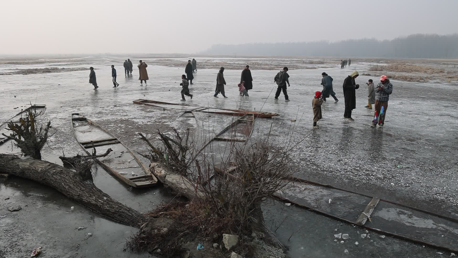 Freezing Temperature In Kashmir 