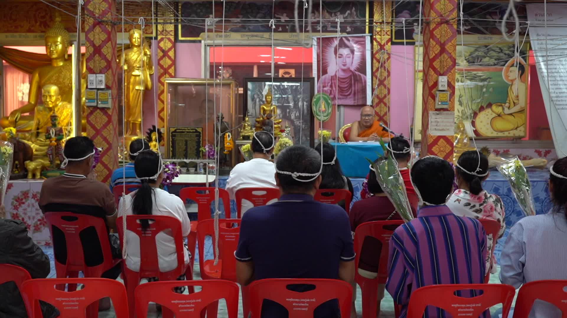Thai People Lie In Coffins To Welcome The New Year.
