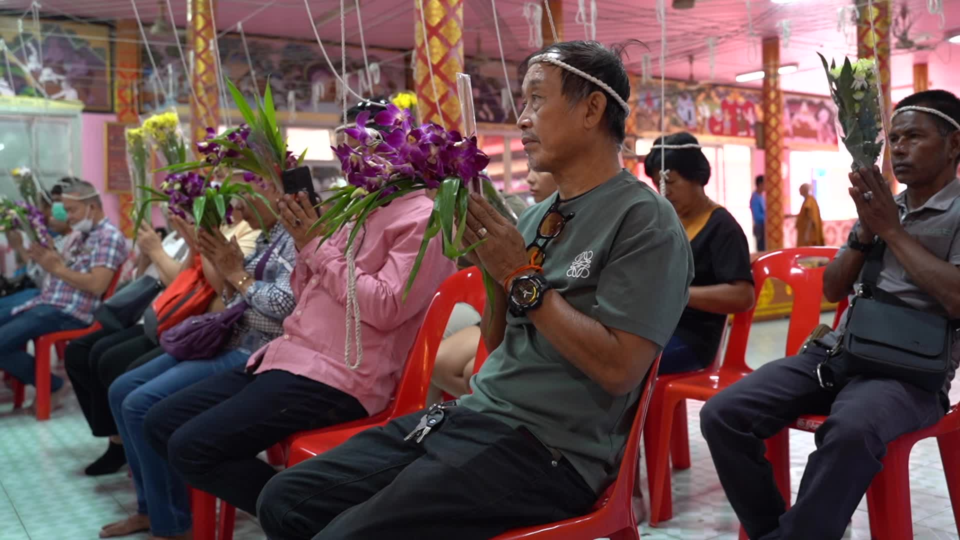Thai People Lie In Coffins To Welcome The New Year.