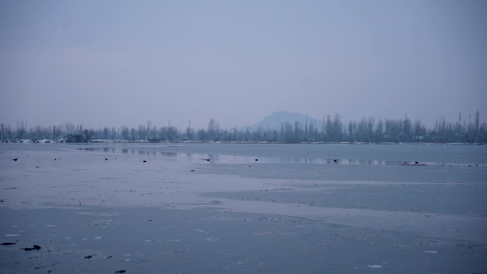 Severe cold wave in Srinagar, India - 01 Jan 2025