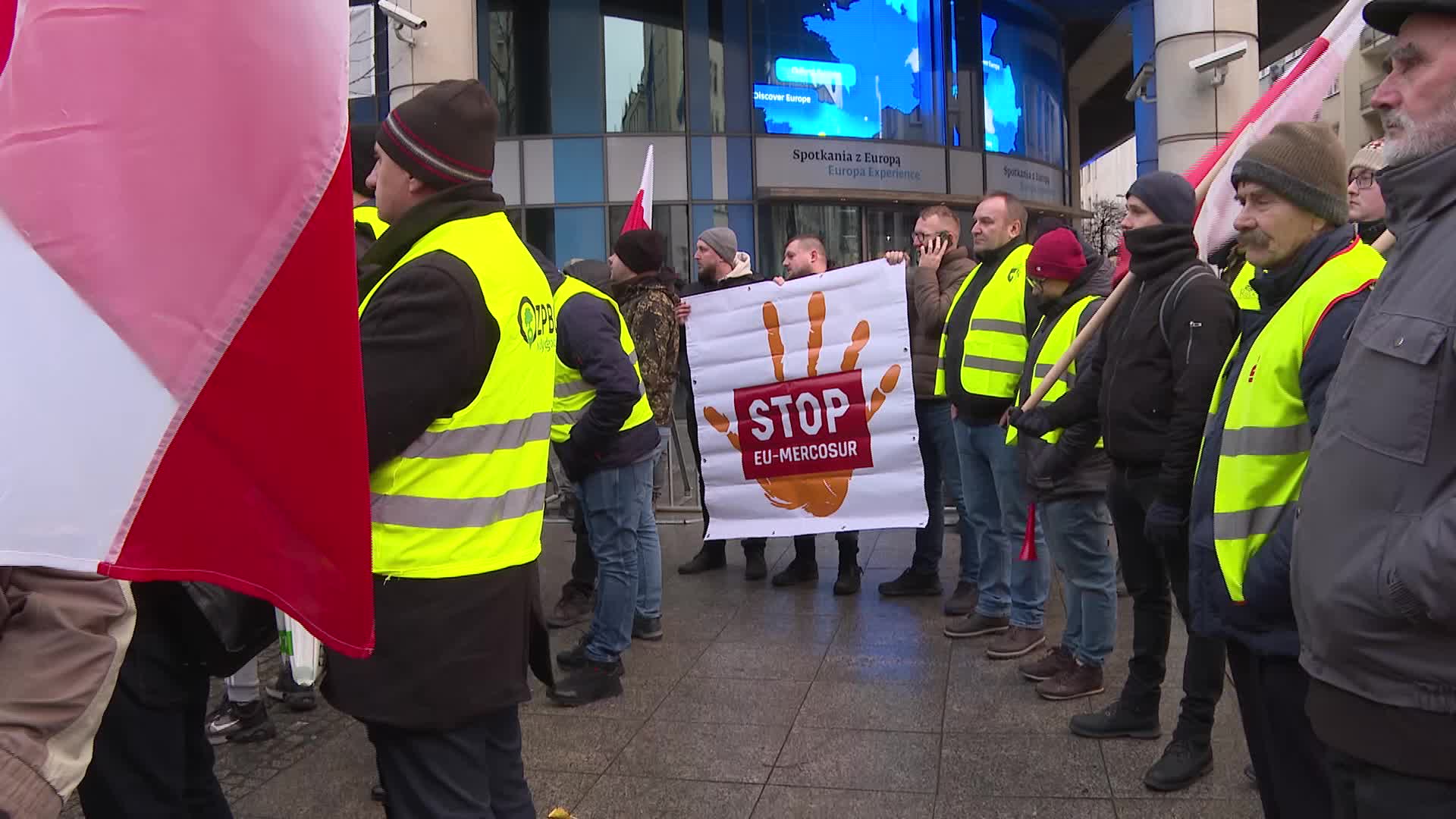 Farmers protest in Poland
