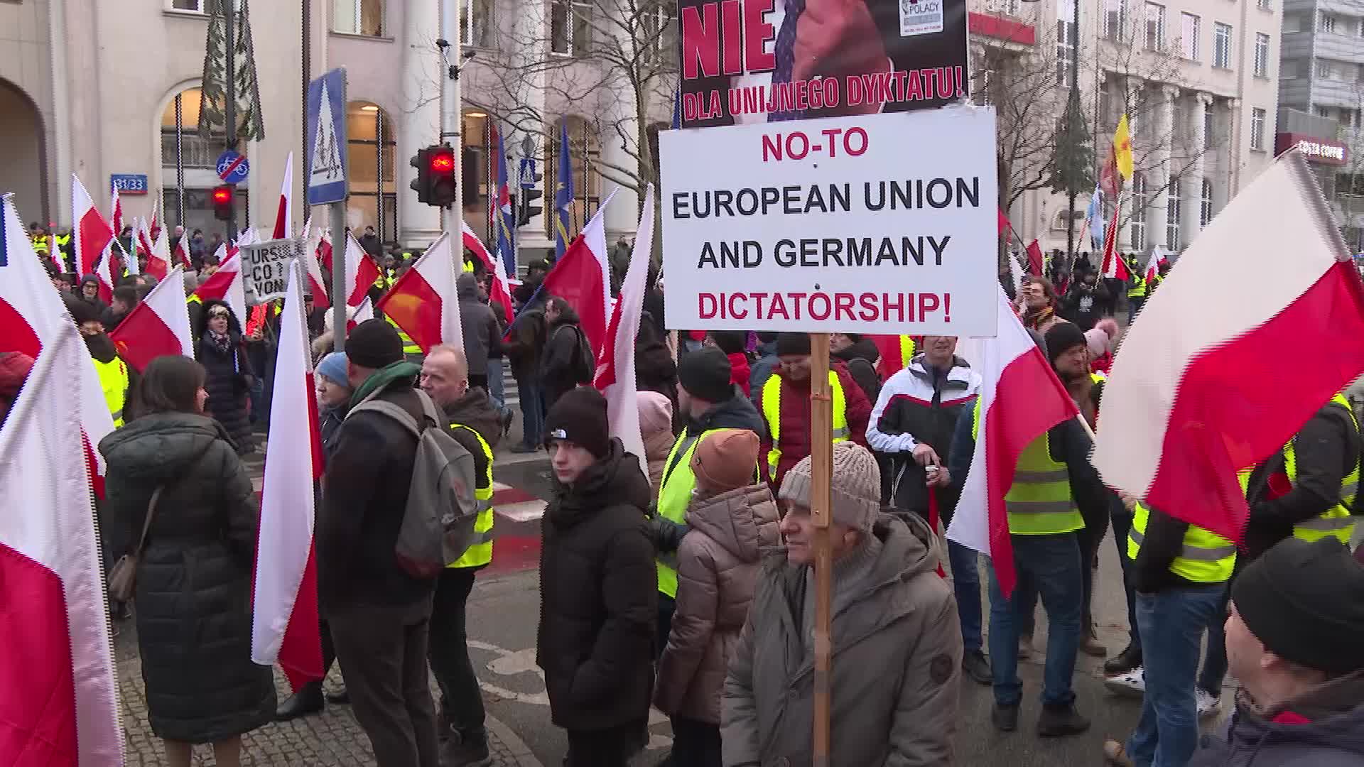 Farmers protest in Poland