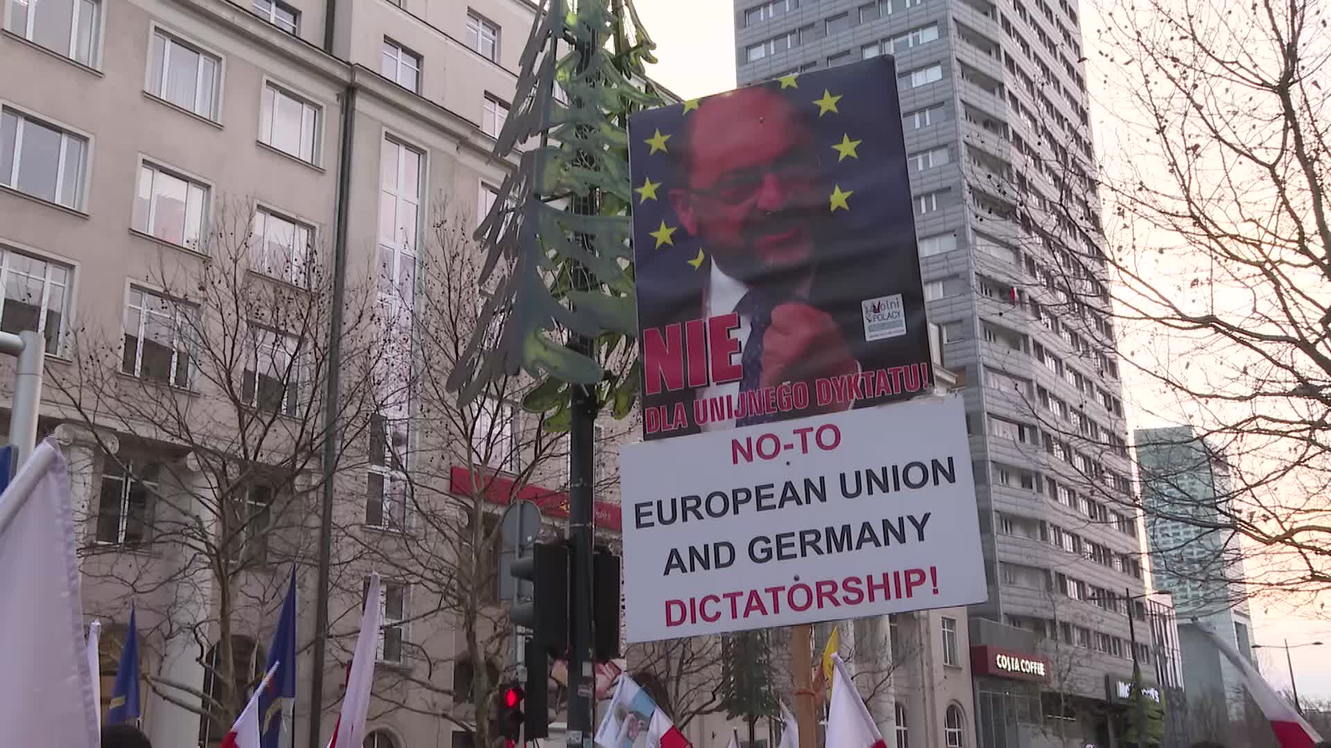 Farmers protest in Poland