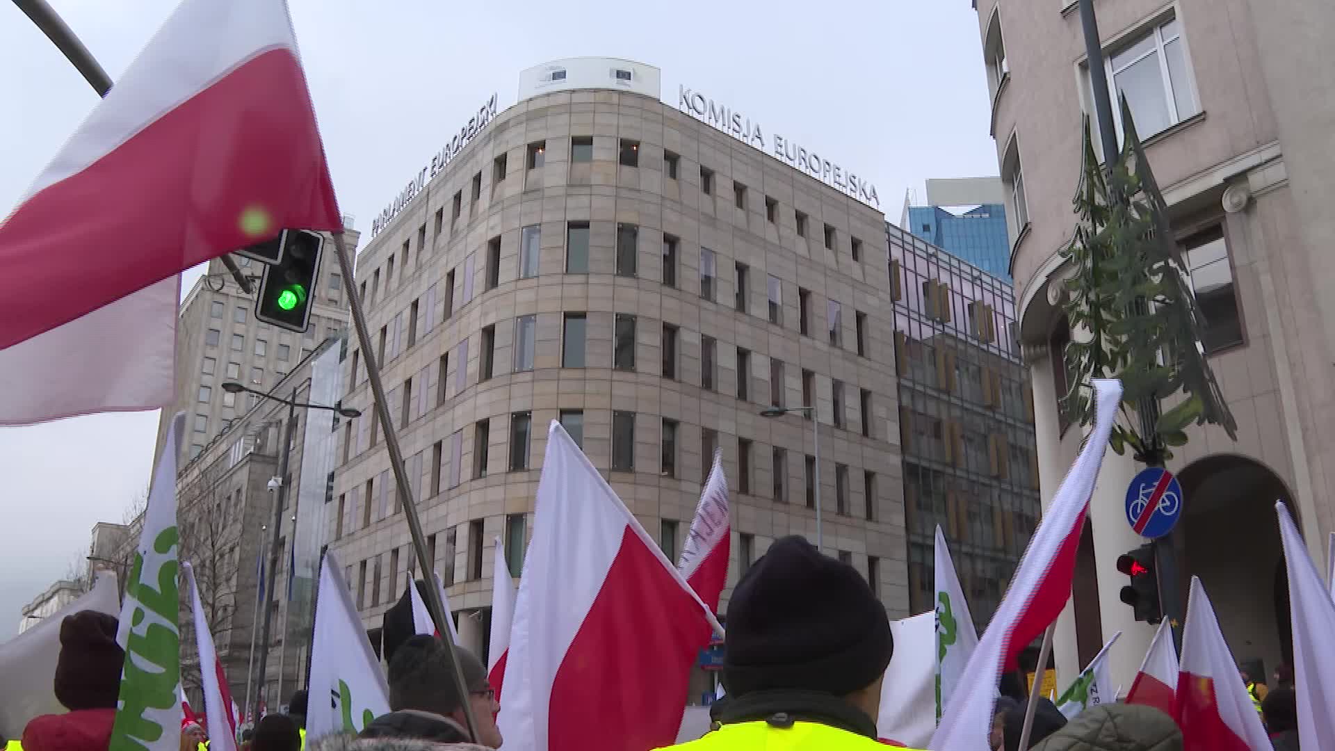 Farmers protest in Poland