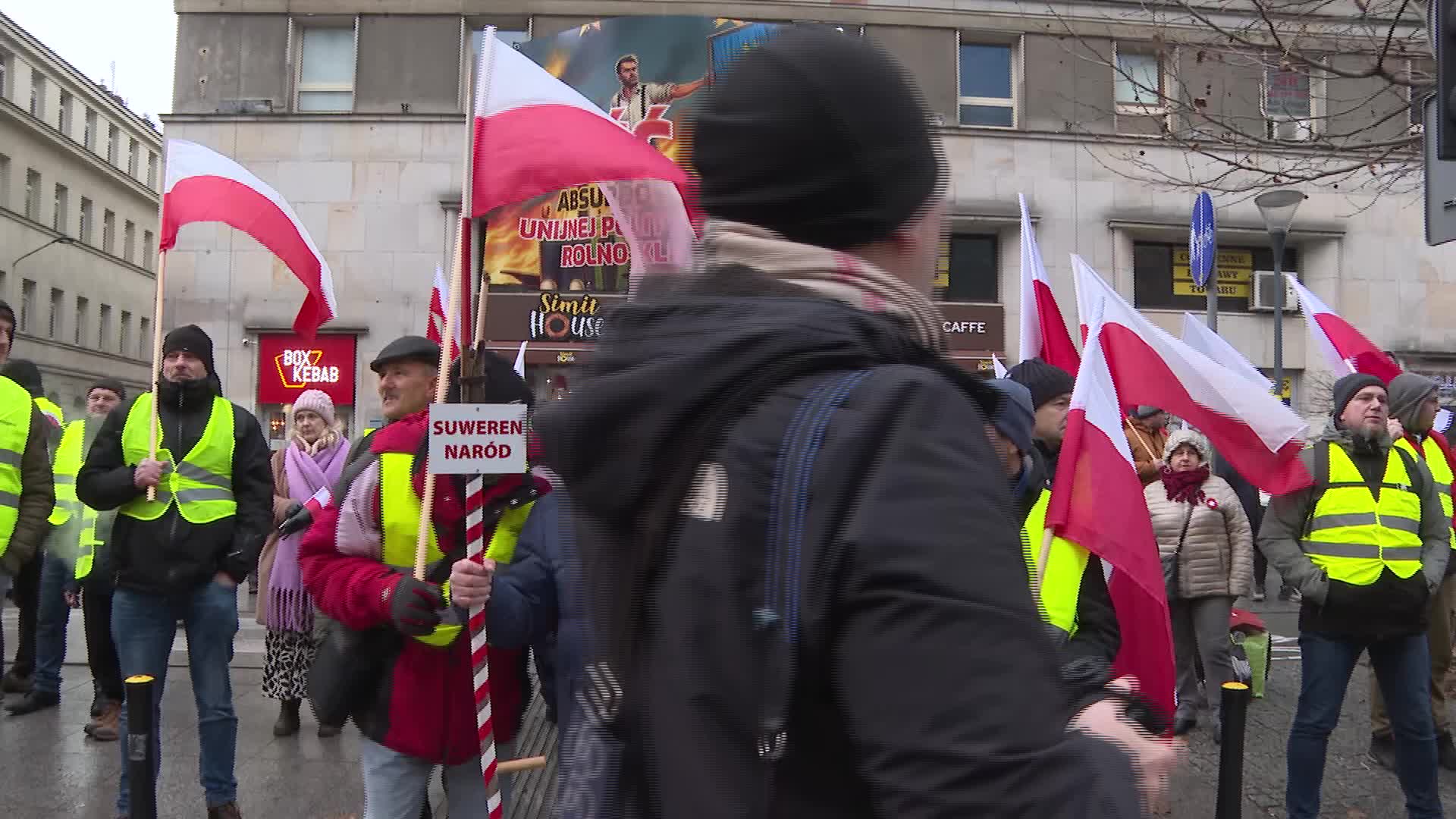 Farmers protest in Poland