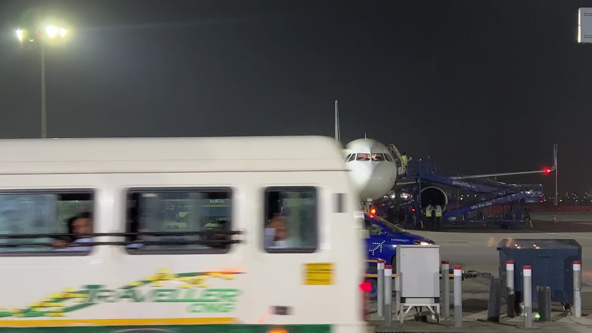 IndiGo Airlines Airplane at Delhi Airport